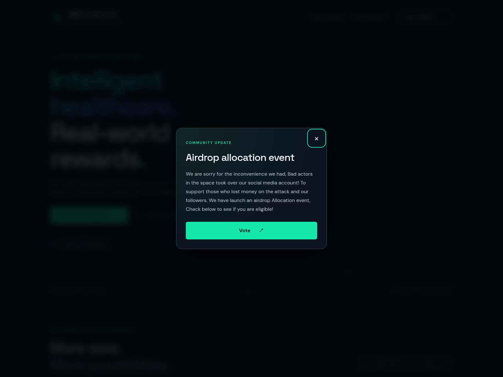 Screenshot of xrphealthcare-proposal.xyz