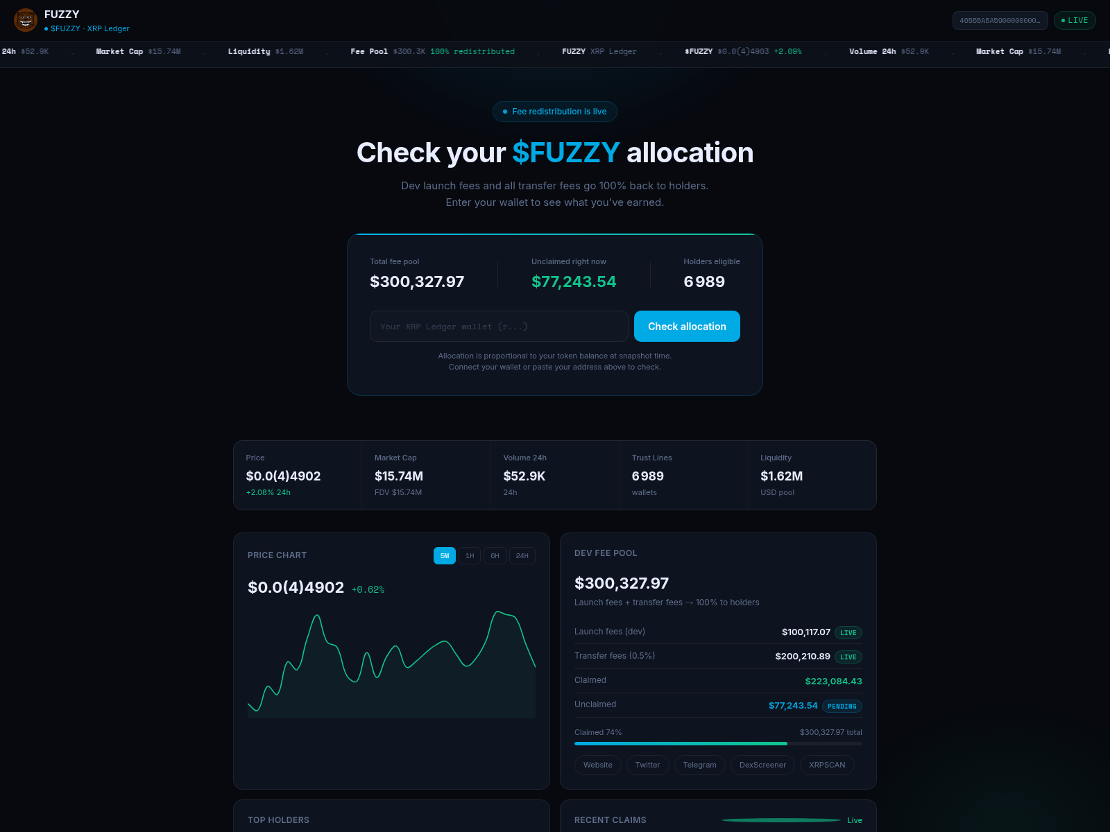 Screenshot of fuzzy-checkers.xyz