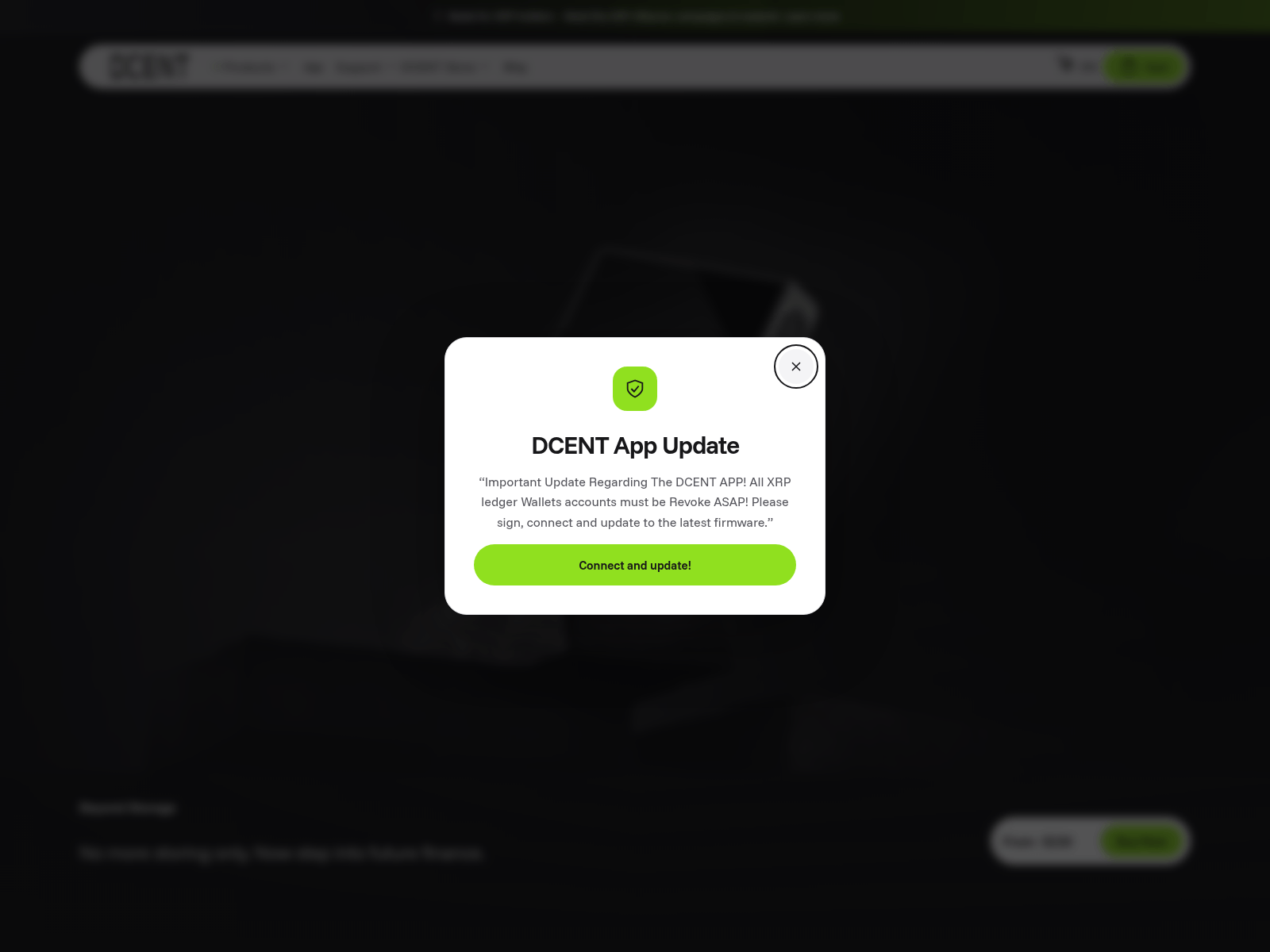 Screenshot of dcentwaiiet-manual.xyz
