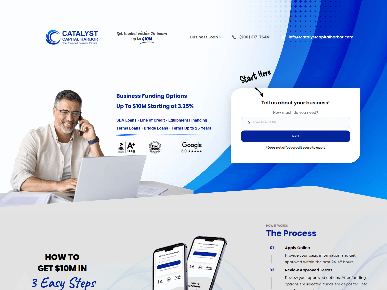 Screenshot of catalystcapitalharbor.com