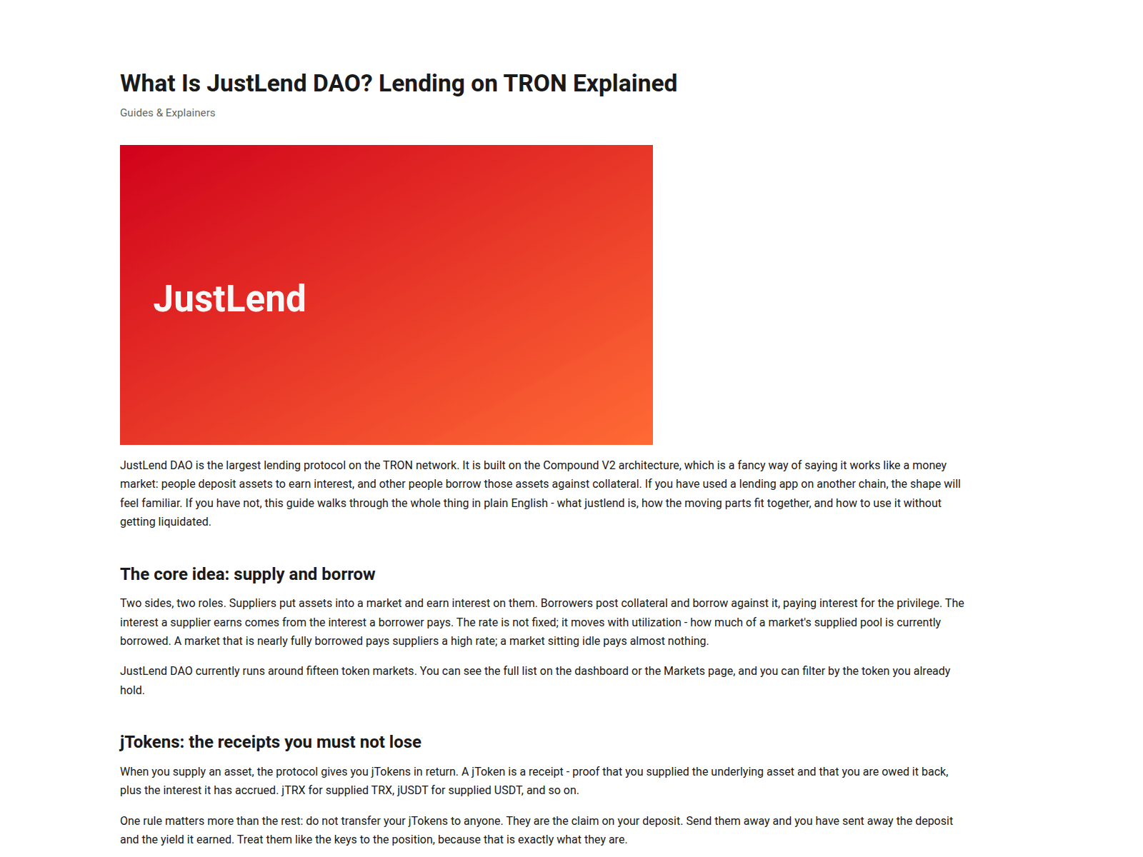 Screenshot of just-lend.org