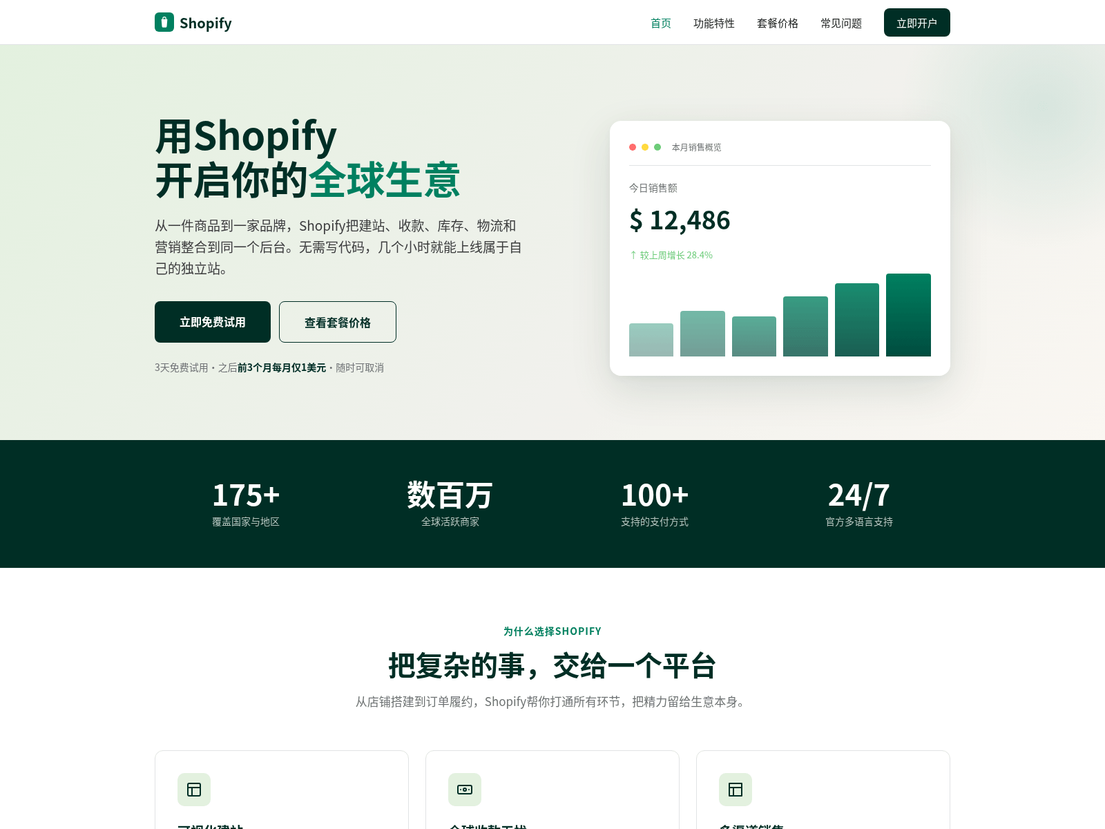 Screenshot of chinese-shopify.com