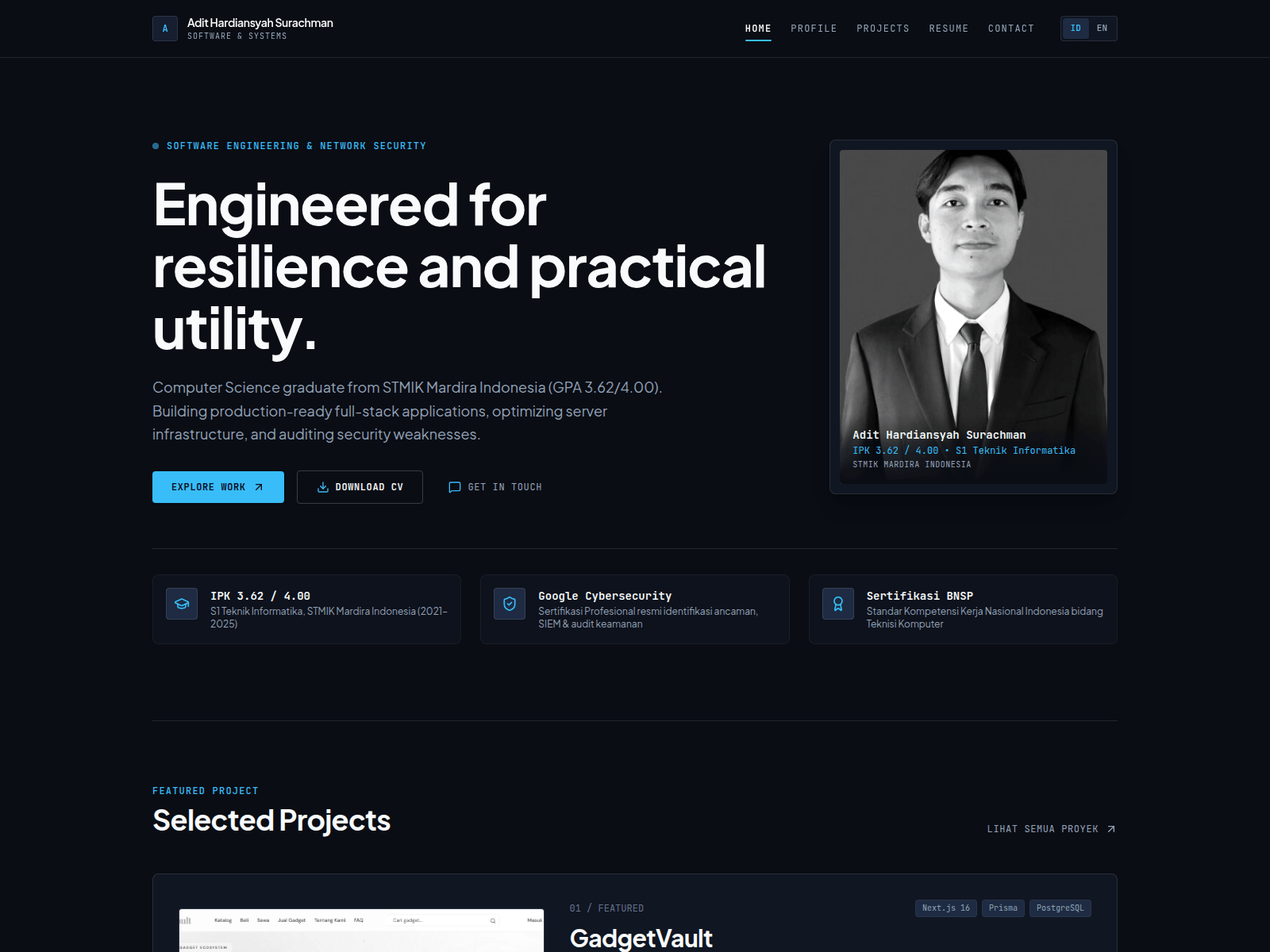 Screenshot of portfolio-adit.web.id