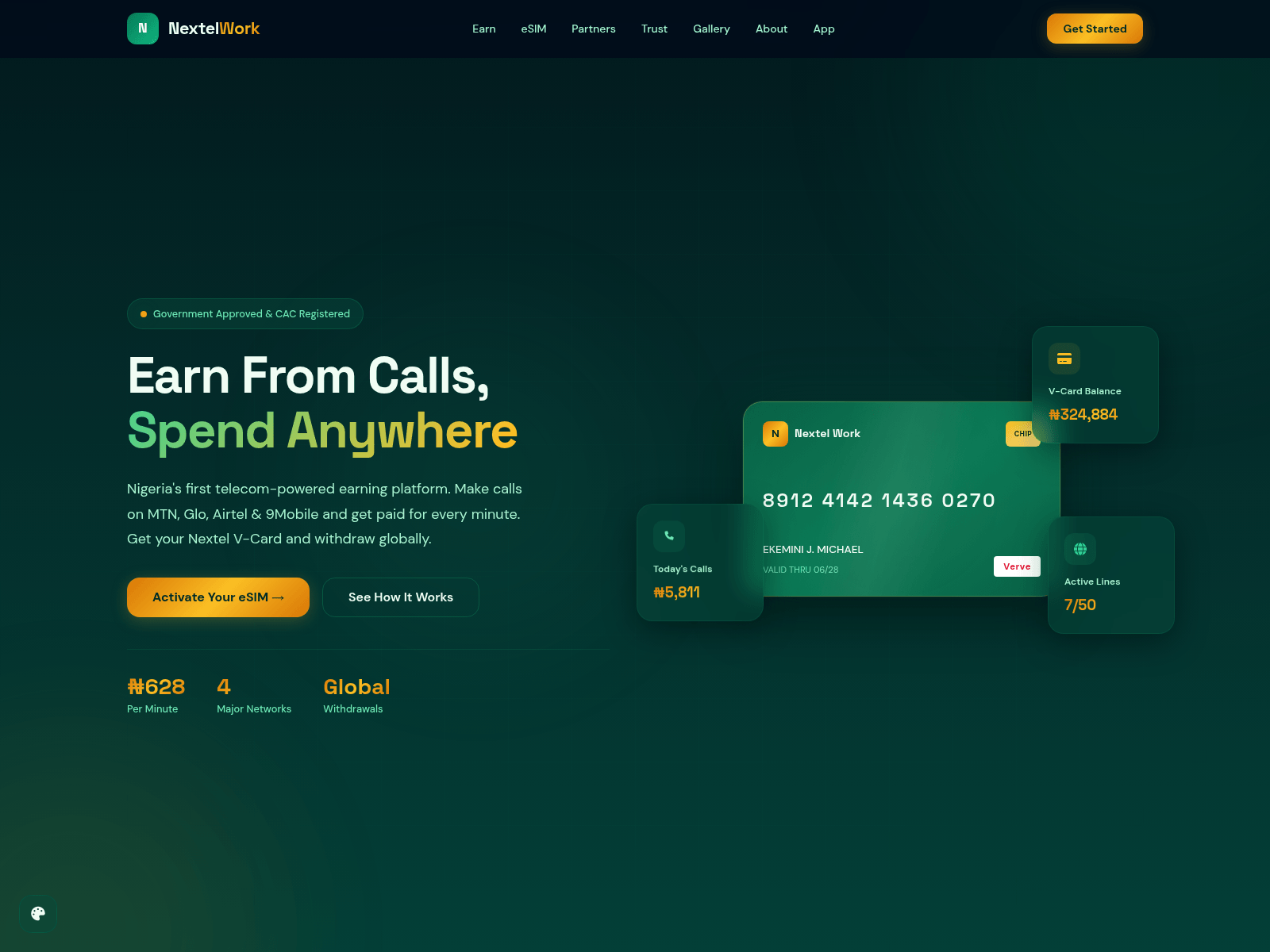 Screenshot of nextelwork.site