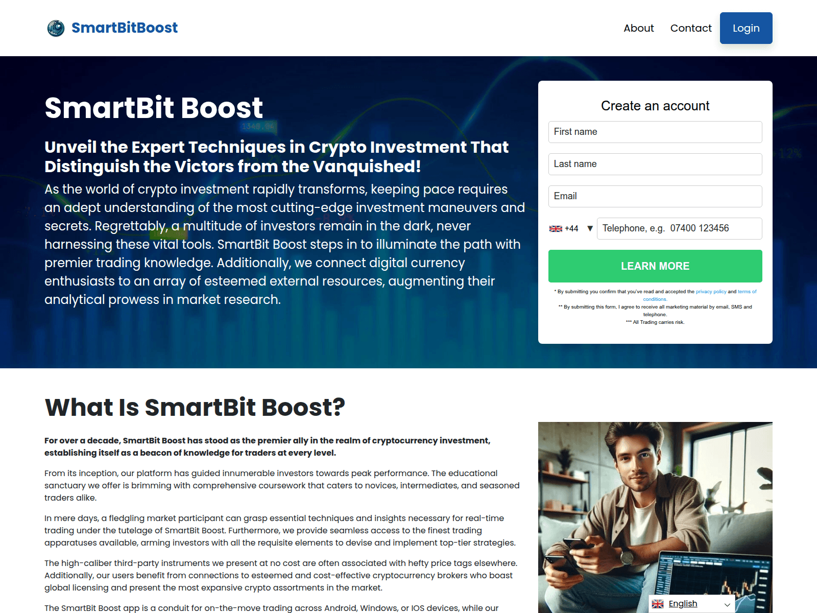 Screenshot of smartbit-boost.org