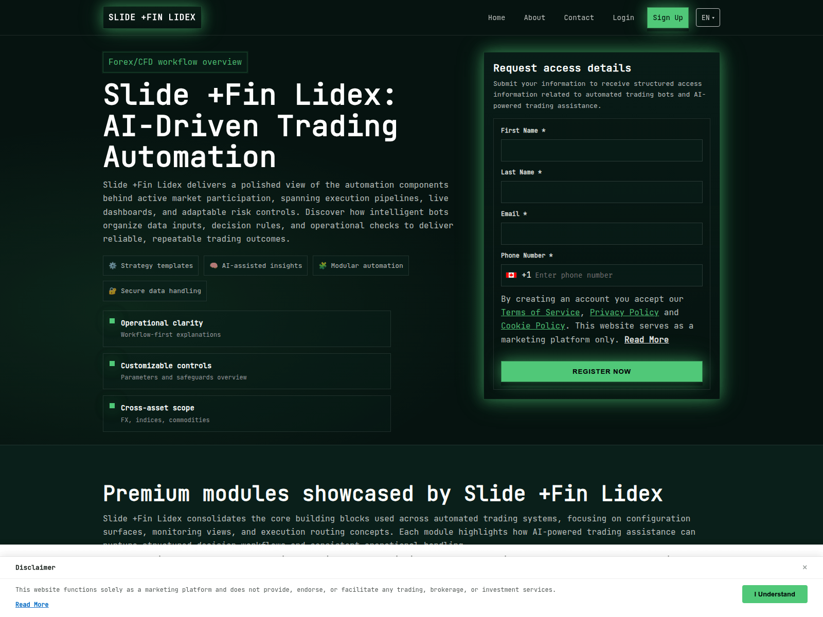 Screenshot of slidefinlidex.digital