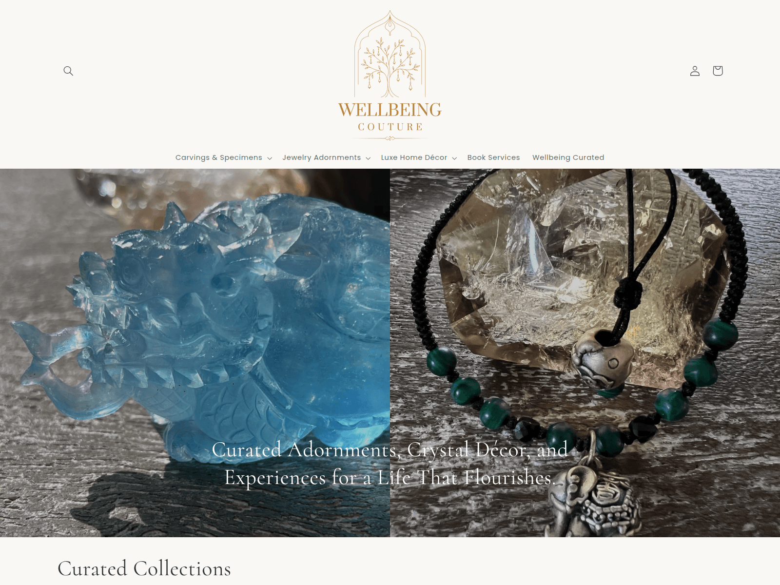 Screenshot of wellbeingcouture.com