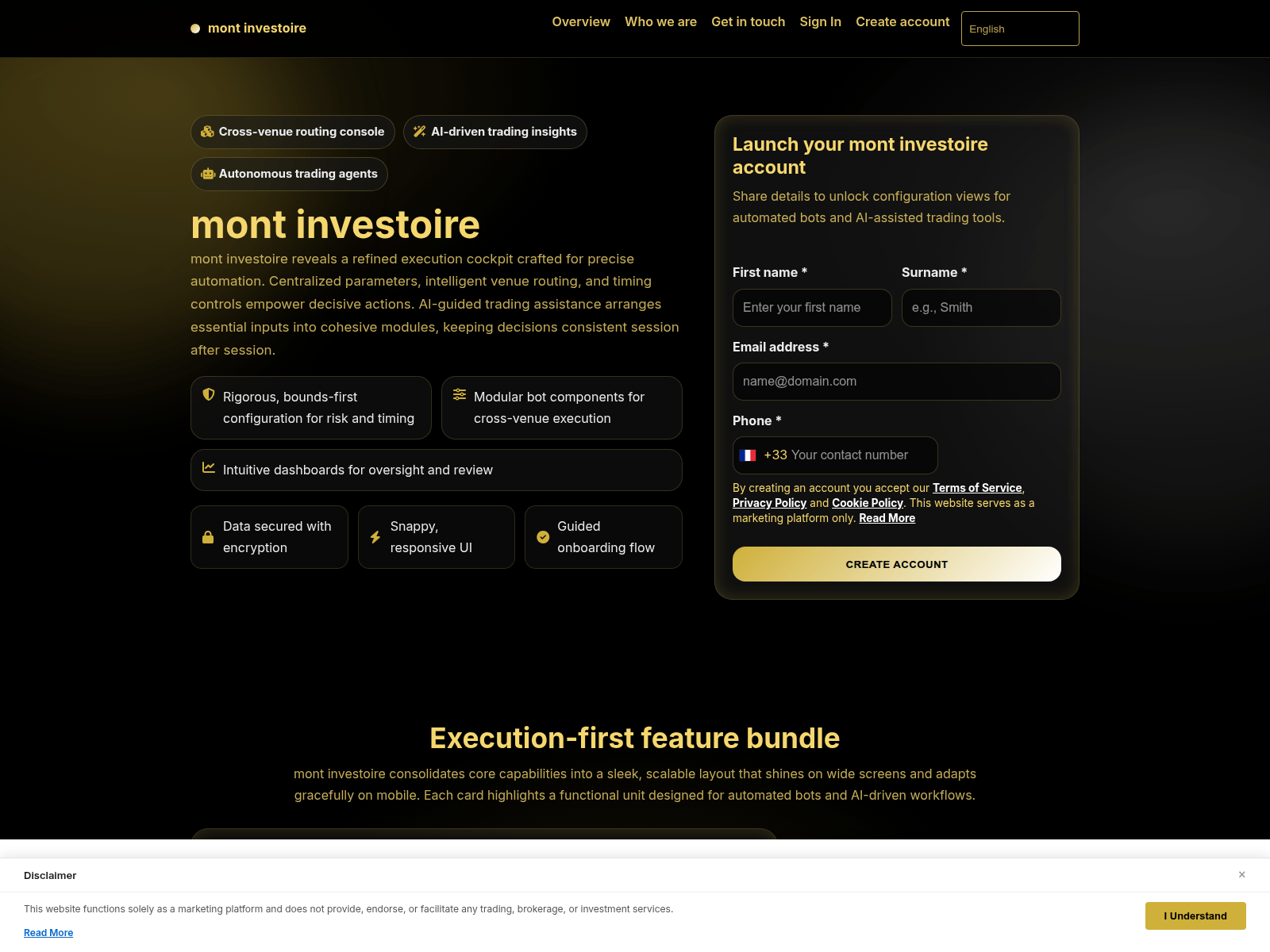 Screenshot of montinvestoire.shop