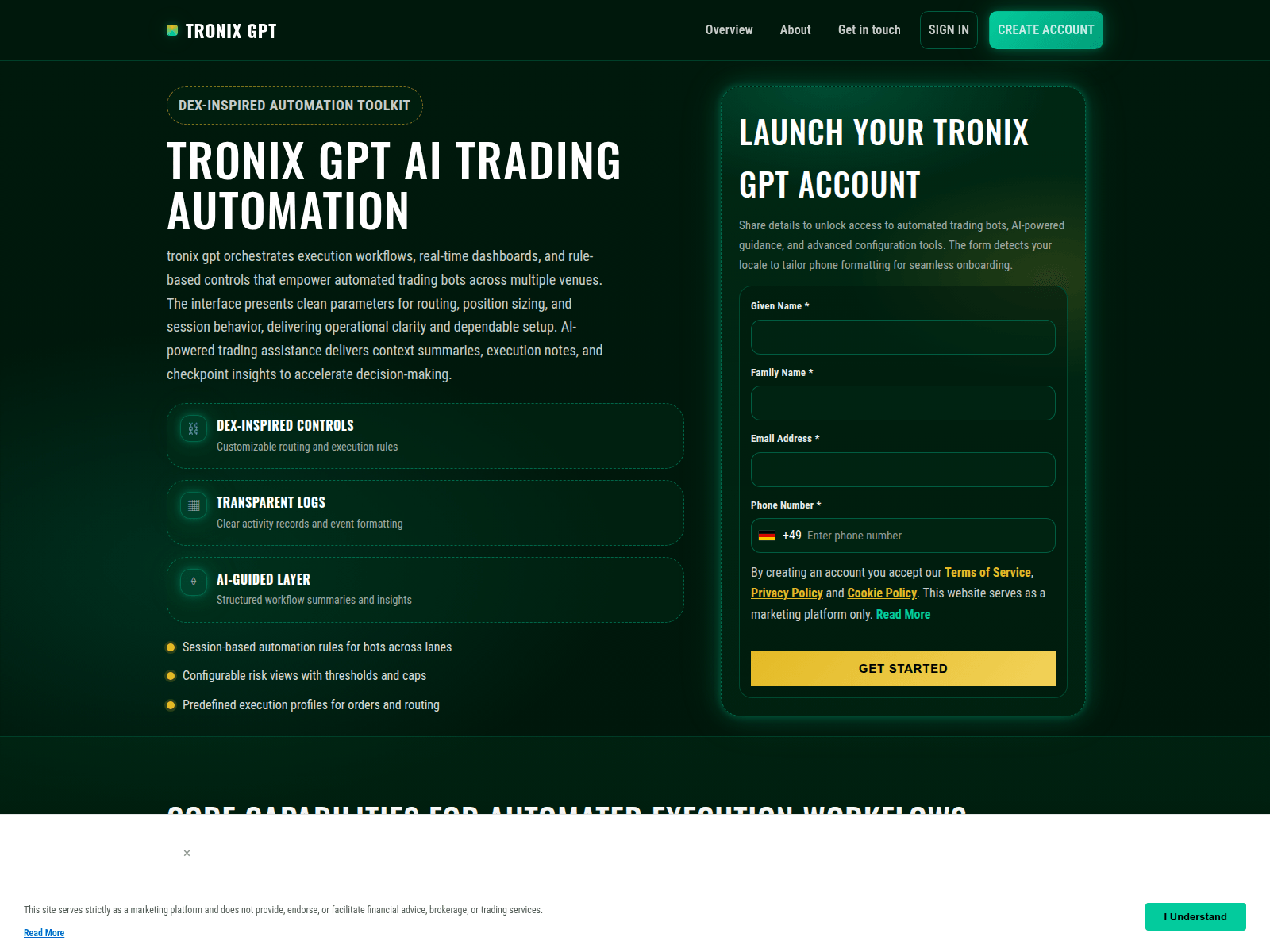Screenshot of tronixgpt.shop
