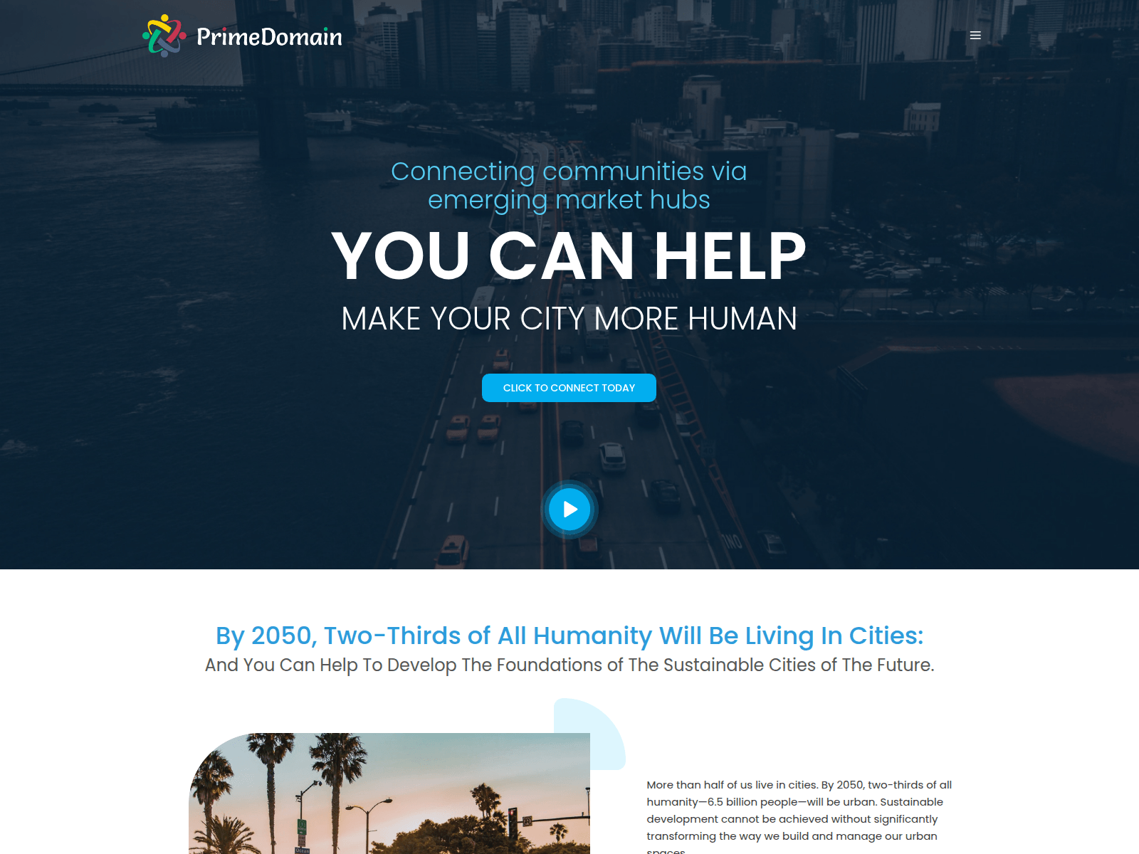 Screenshot of primeone.org