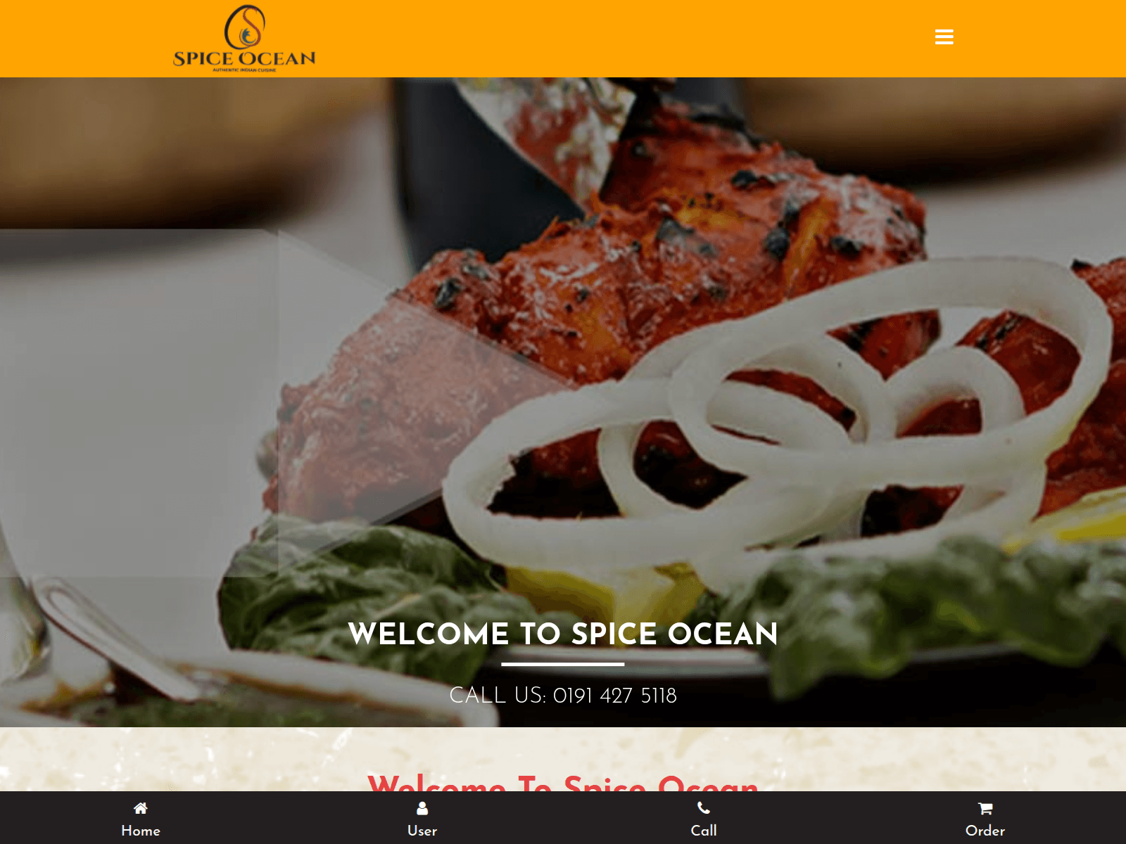 Screenshot of spiceocean.co.uk