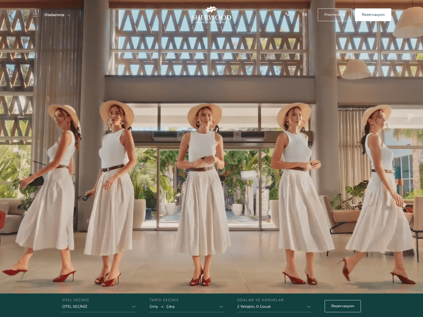 Screenshot of sherwoodhotels.com.tr