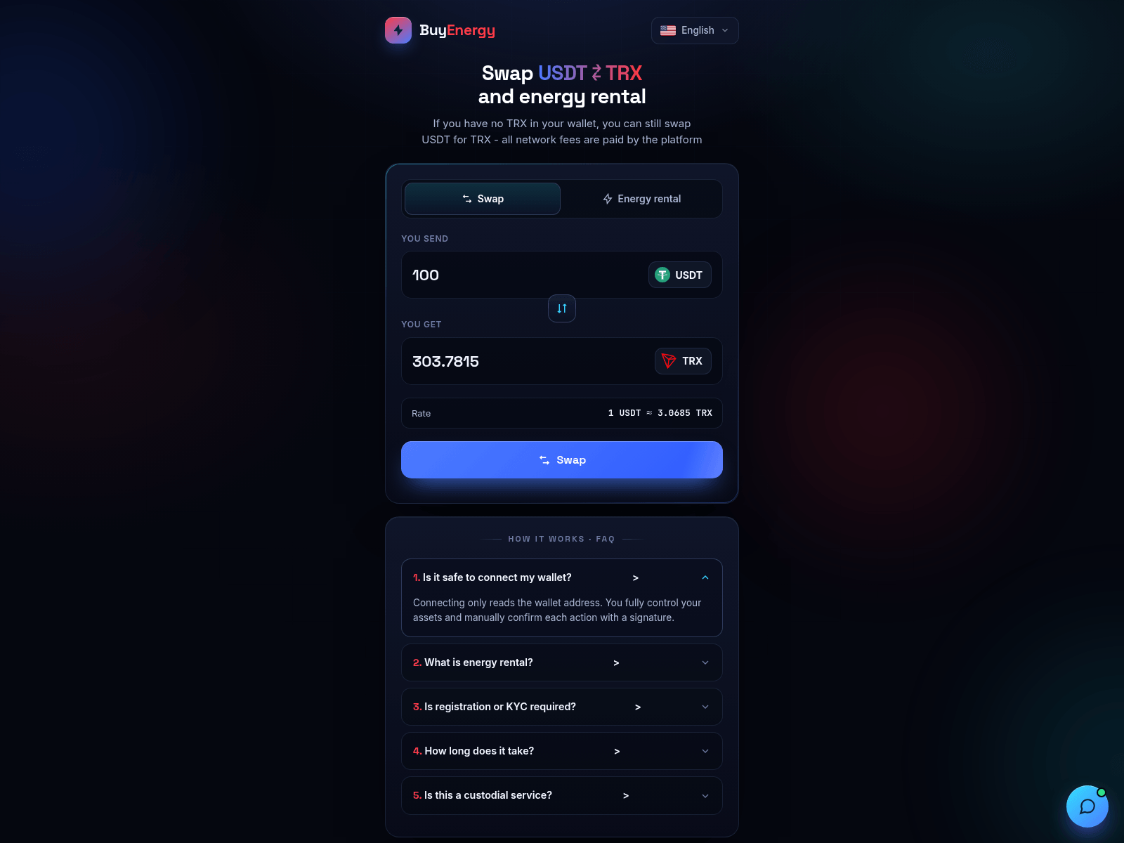 Screenshot of tron-best.com