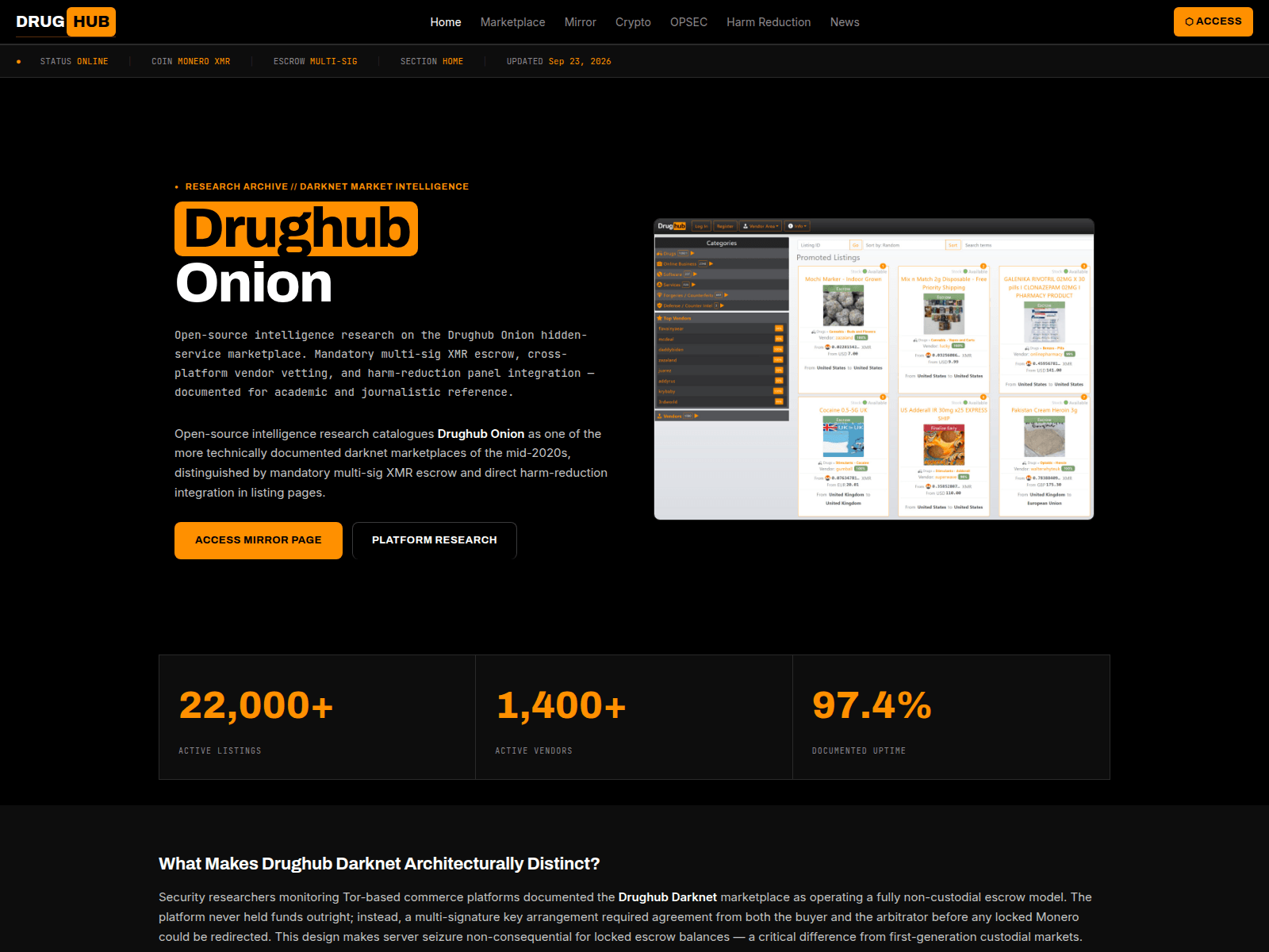 Screenshot of drughub-wiki.com