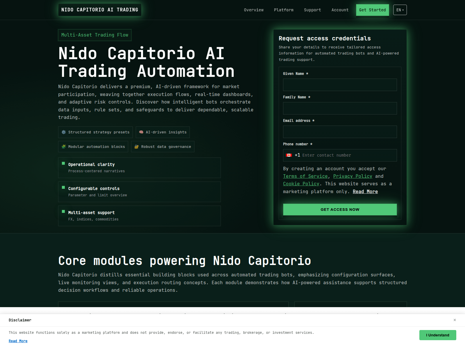 Screenshot of nidocapitorio.digital