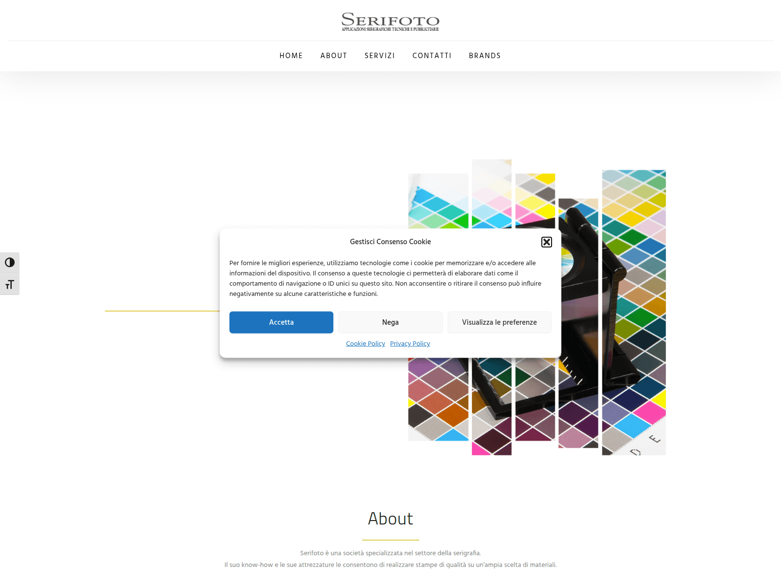Screenshot of serifoto.it
