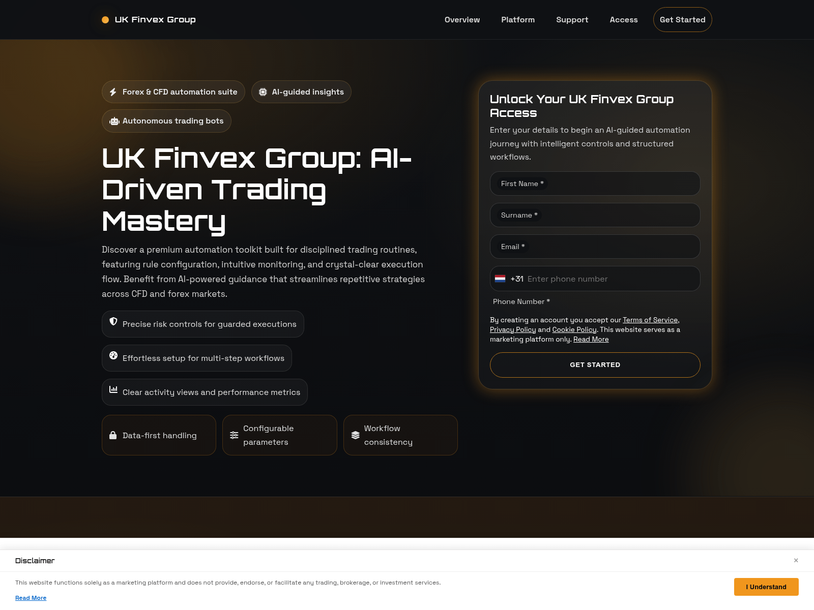Screenshot of ukfinvexgroup.digital