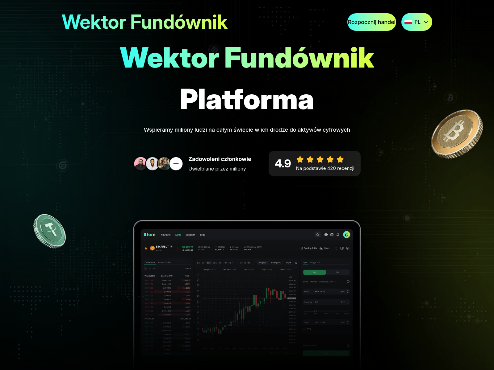 Screenshot of wektor-fundownik.com