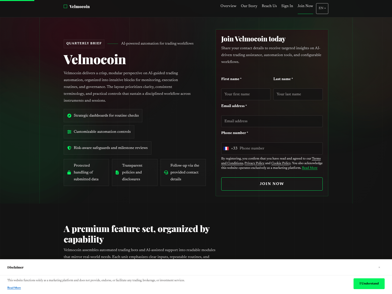 Screenshot of velmocoin-system.com