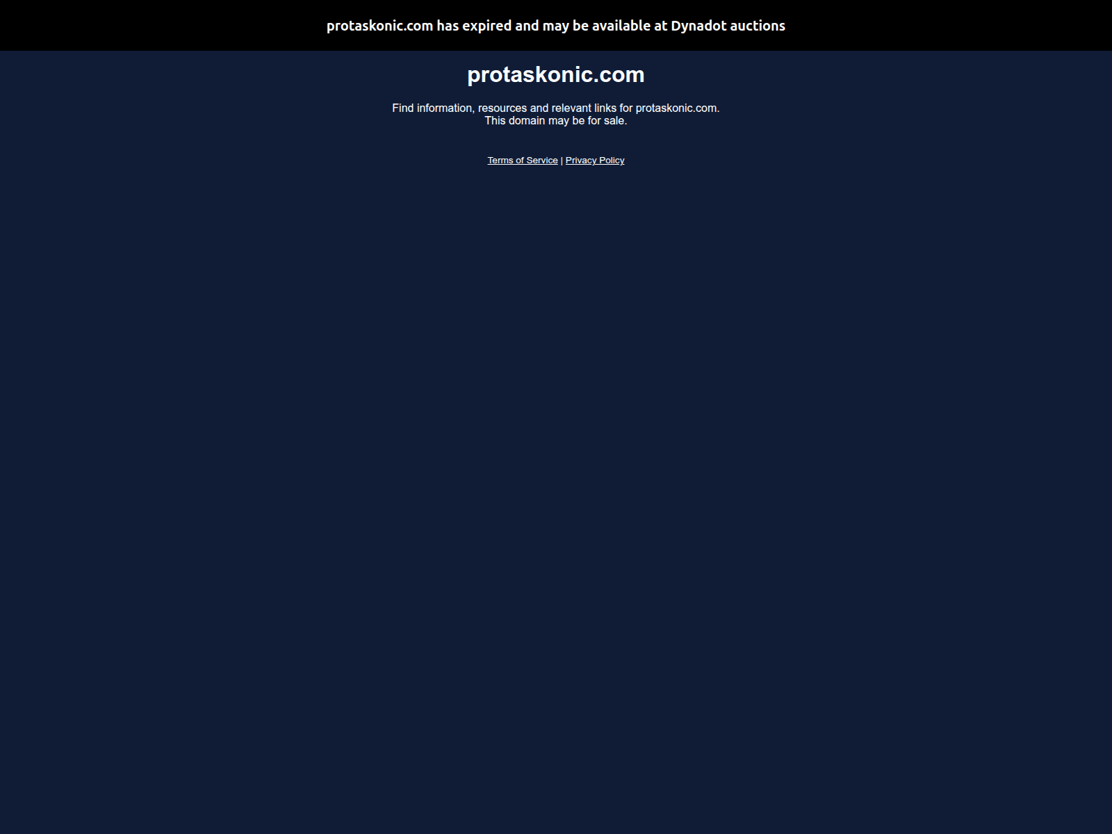 Screenshot of protaskonic.com