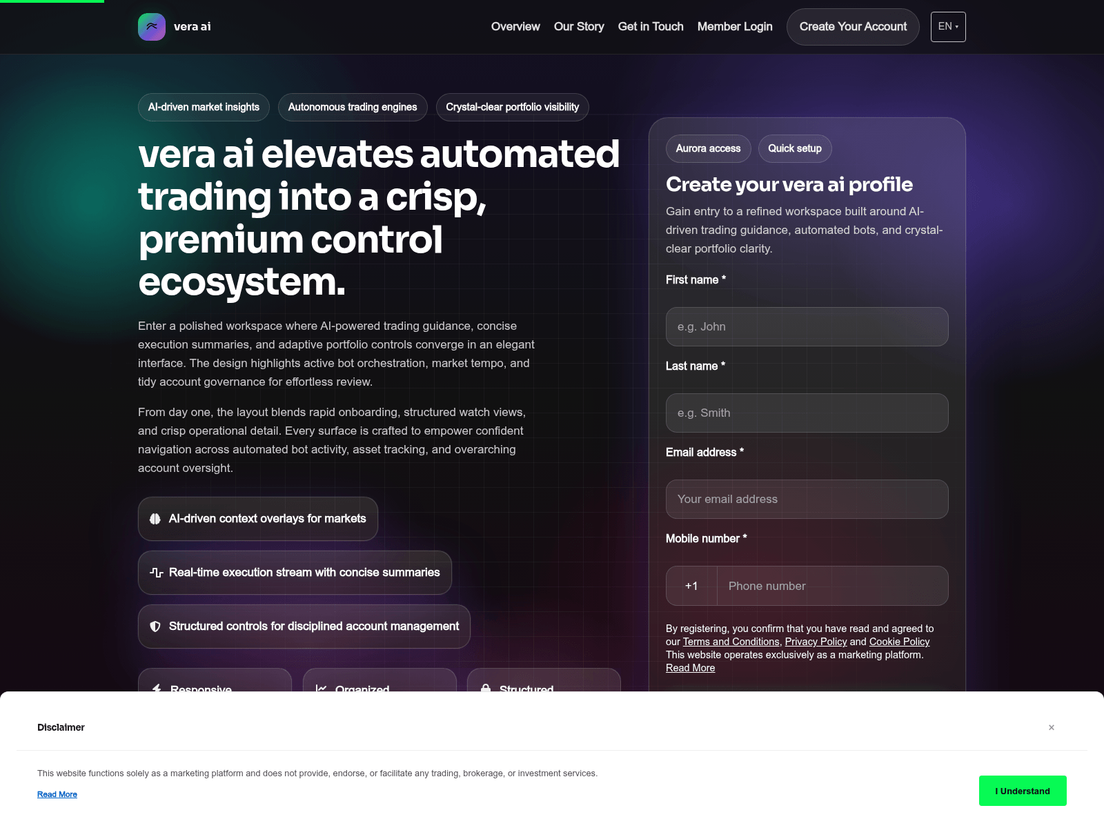 Screenshot of veraai.digital