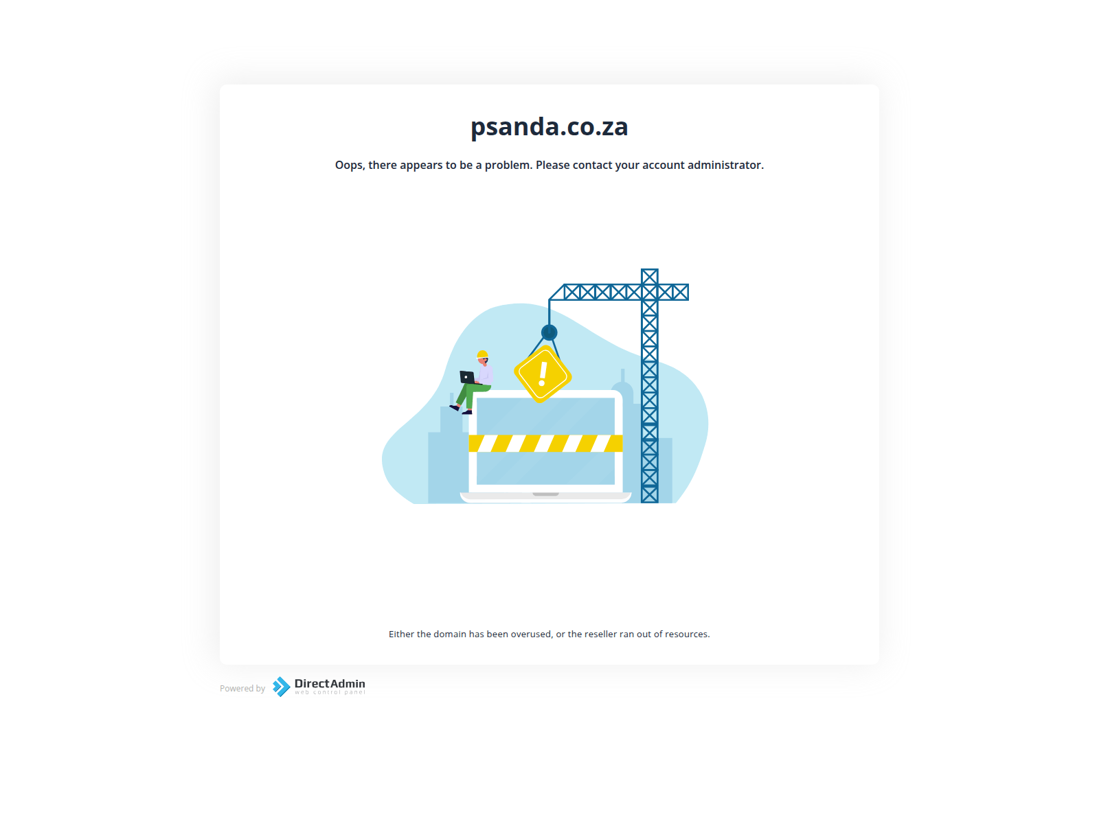 Screenshot of psanda.co.za