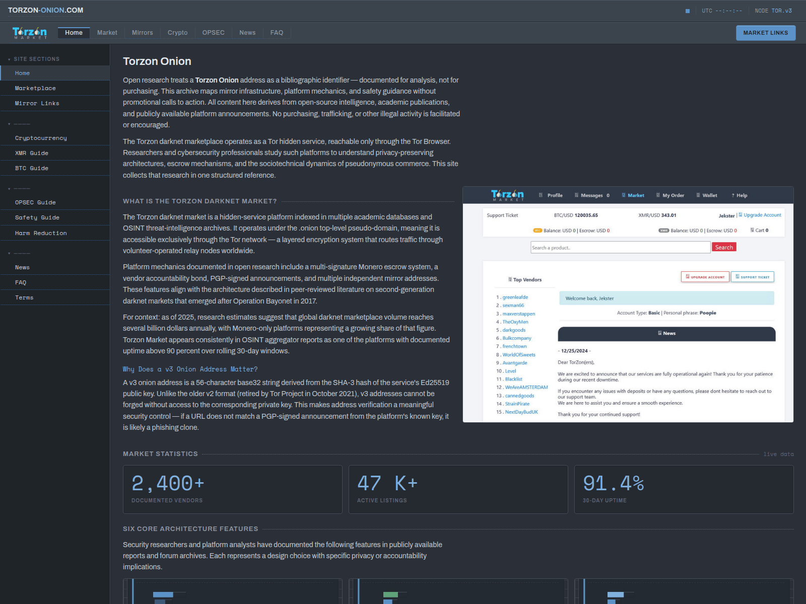 Screenshot of torzon-onion.com