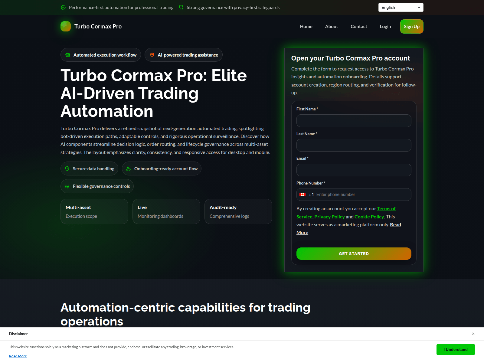 Screenshot of turbocormax-pro.com