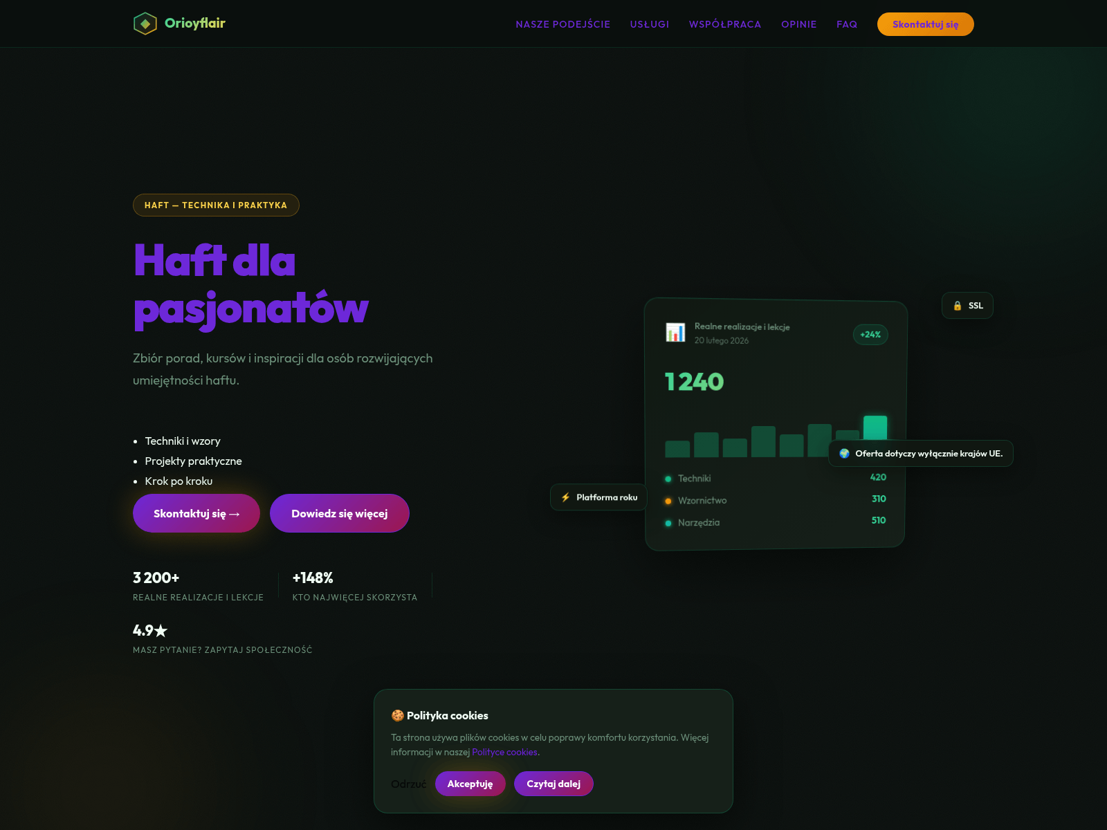 Screenshot of orioyflair.site