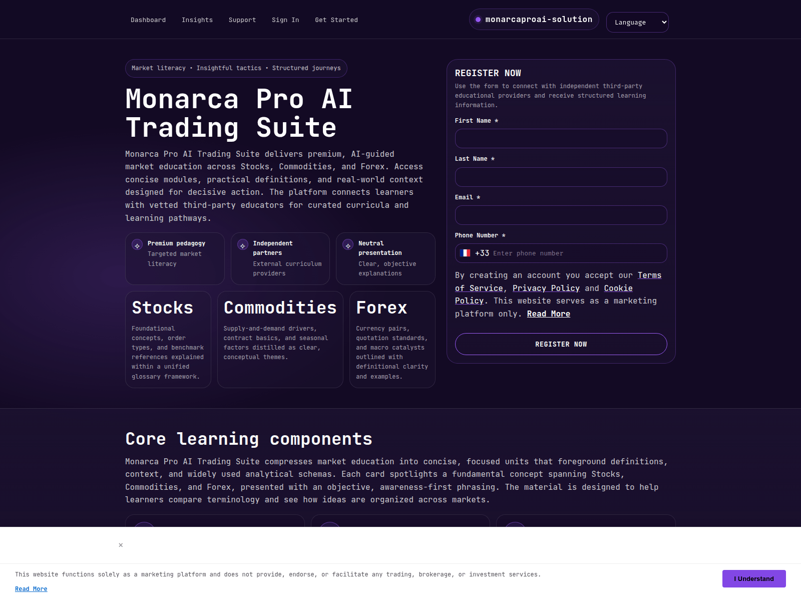 Screenshot of vumoncapital-system.com