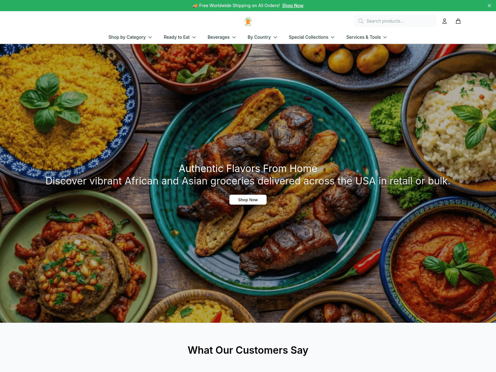 Screenshot of afroasiashop.shop