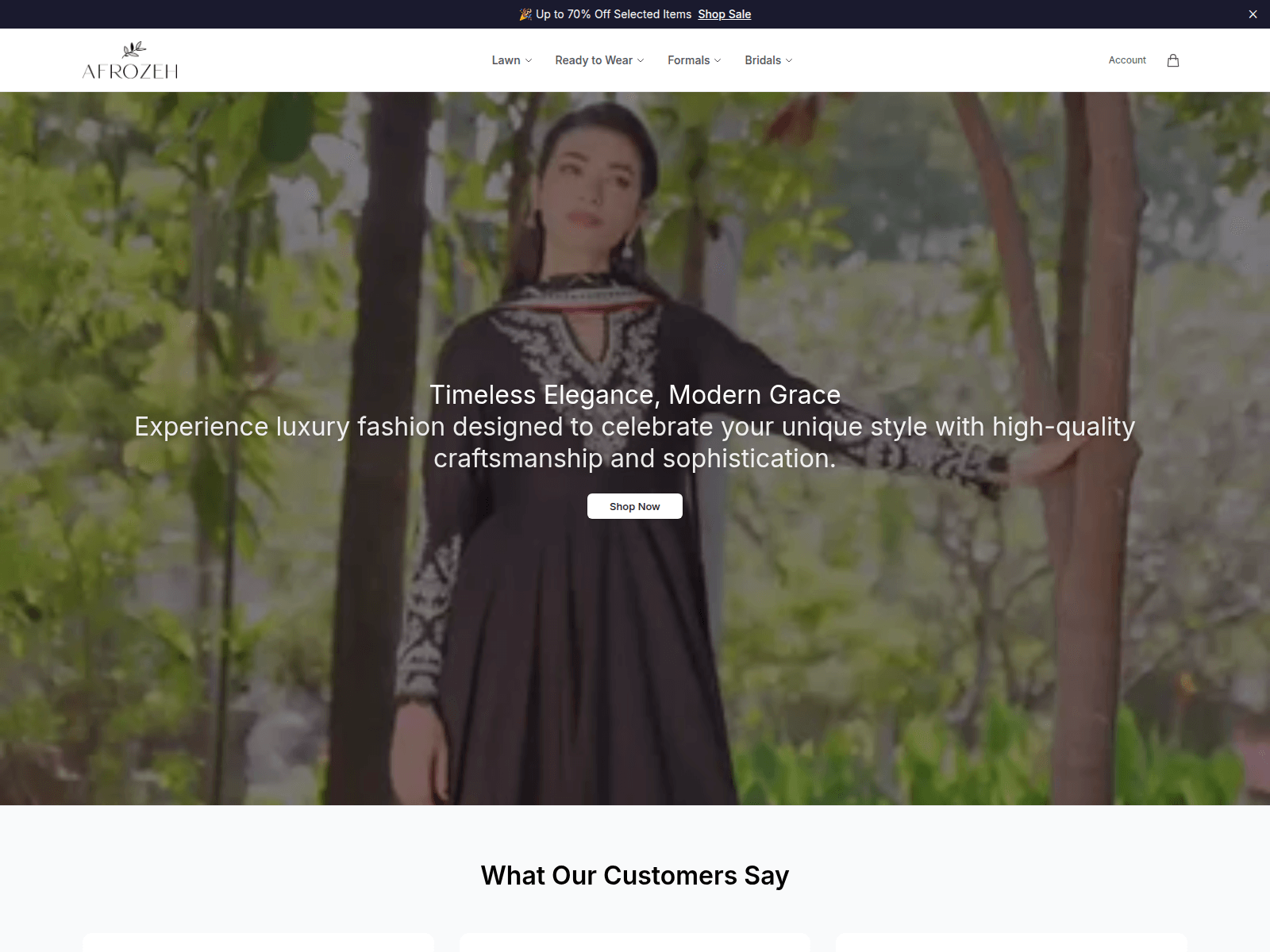 Screenshot of afrozehofficial.shop