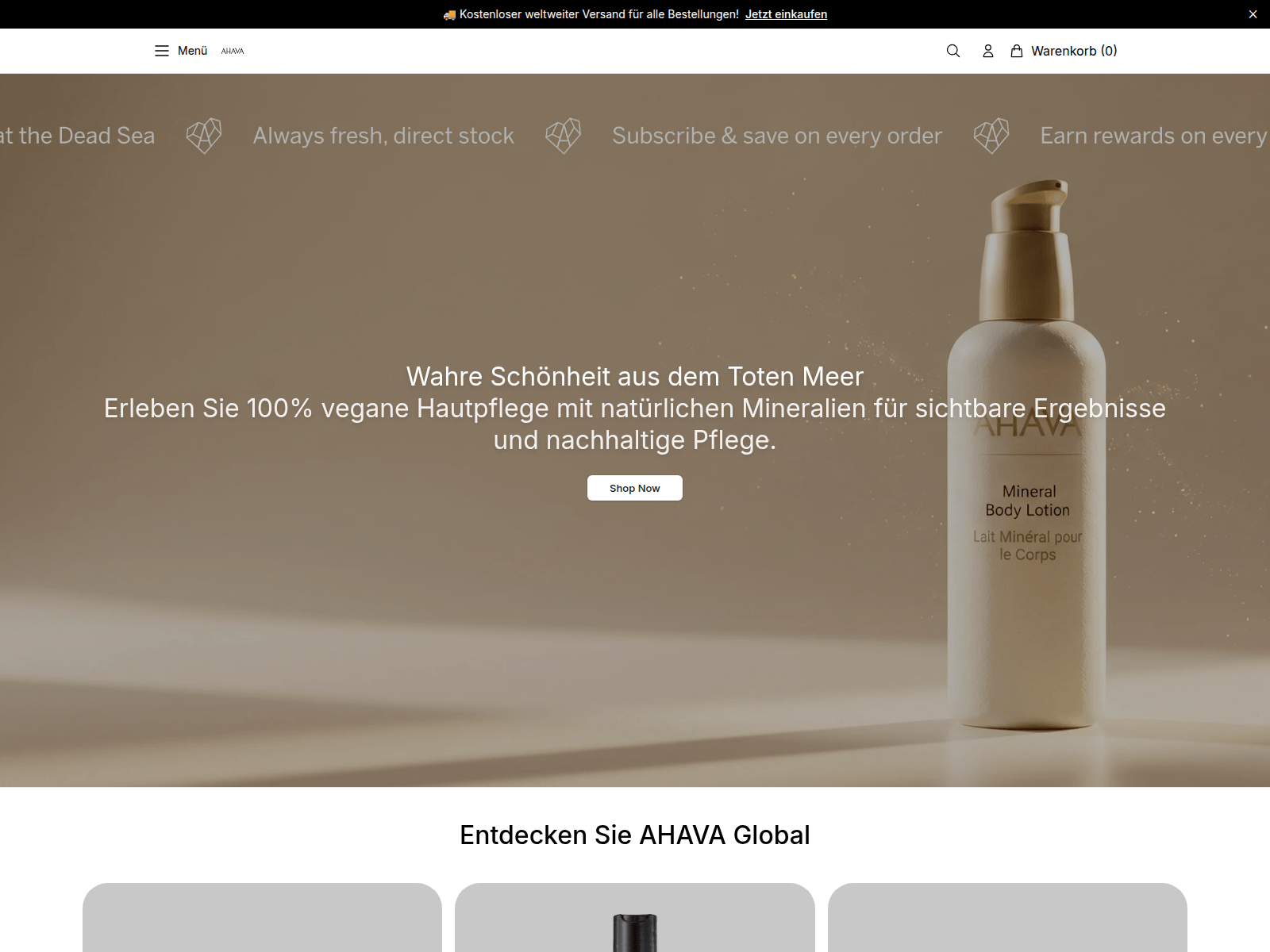 Screenshot of ahavastore.shop