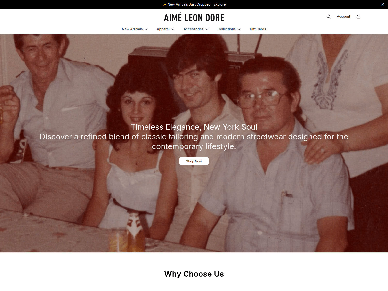 Screenshot of aimeleondorehq.shop
