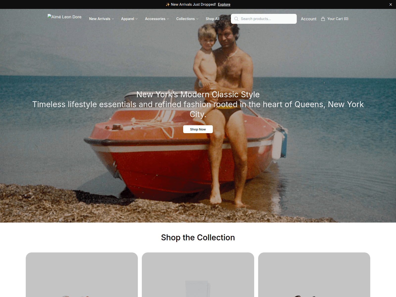 Screenshot of aimeleondorestyle.shop