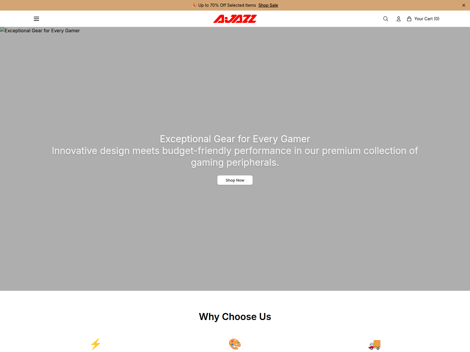 Screenshot of ajazztech.shop