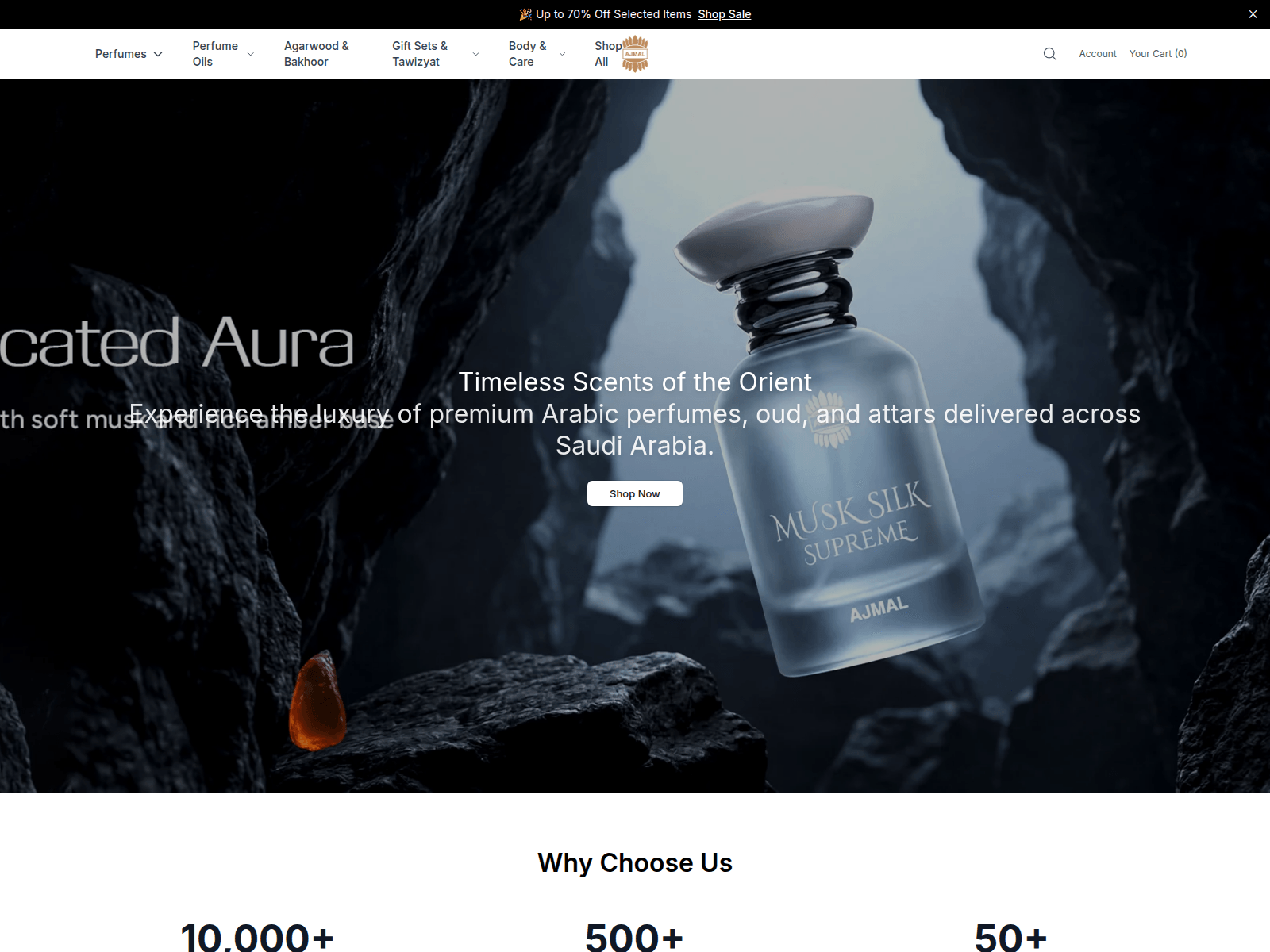 Screenshot of ajmalbeauty.shop