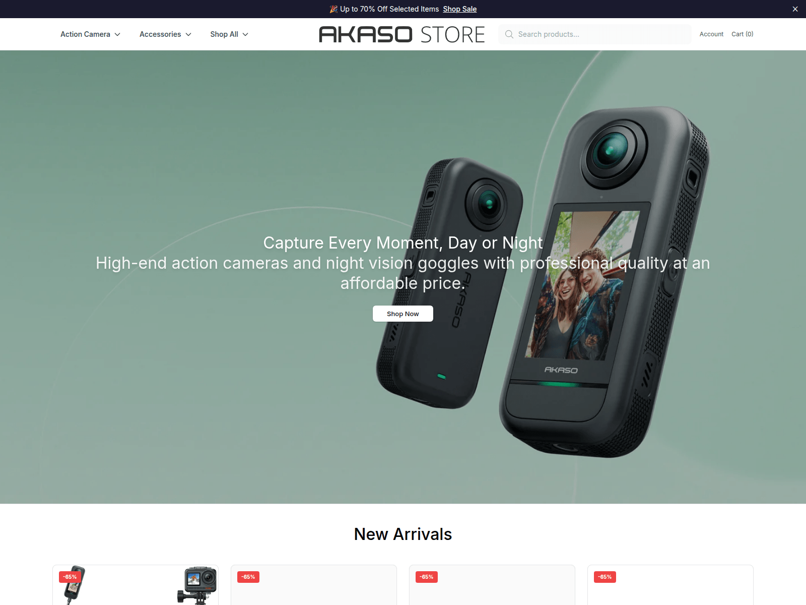 Screenshot of akasoelite.shop