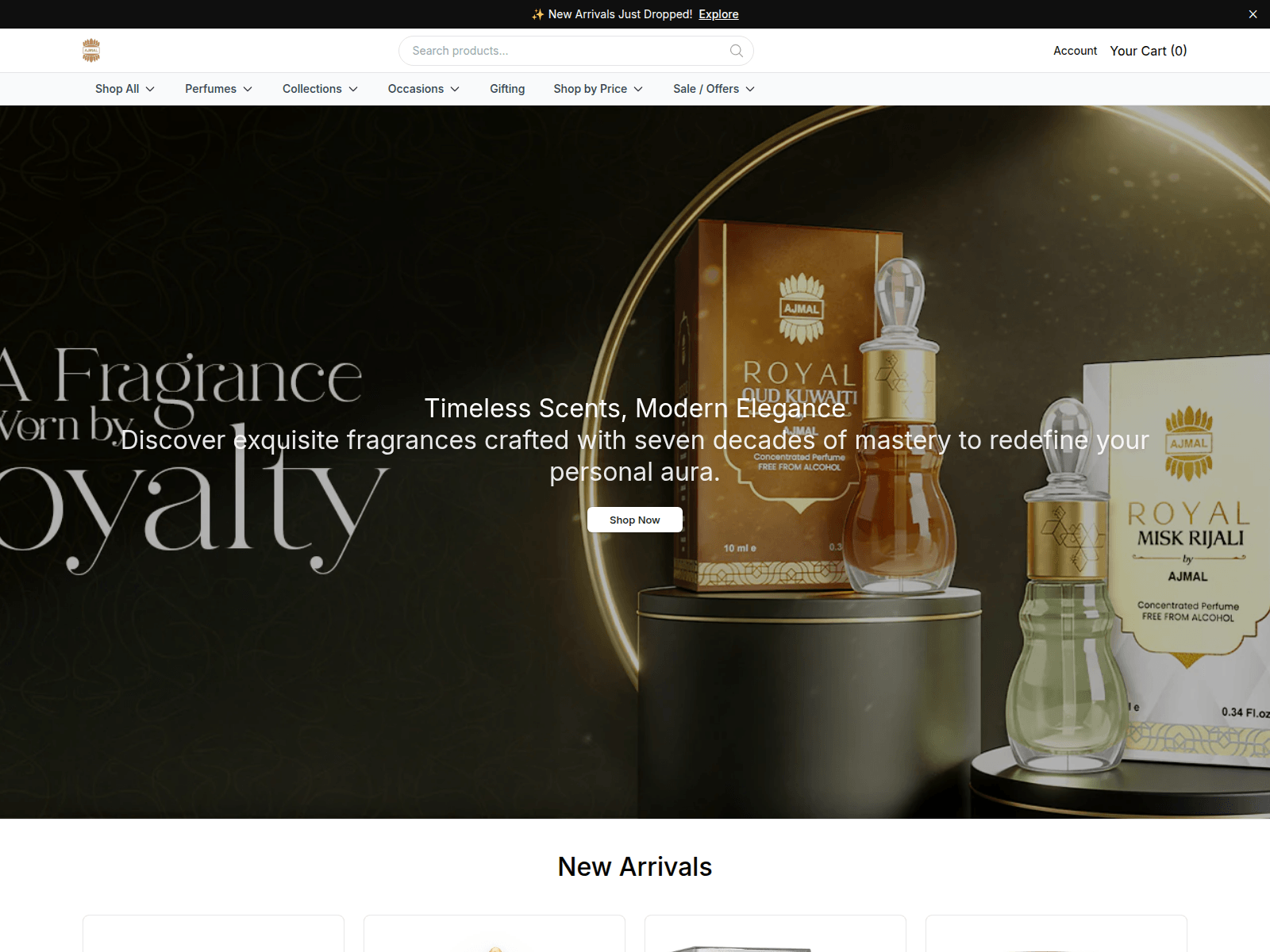Screenshot of ajmcraft.shop