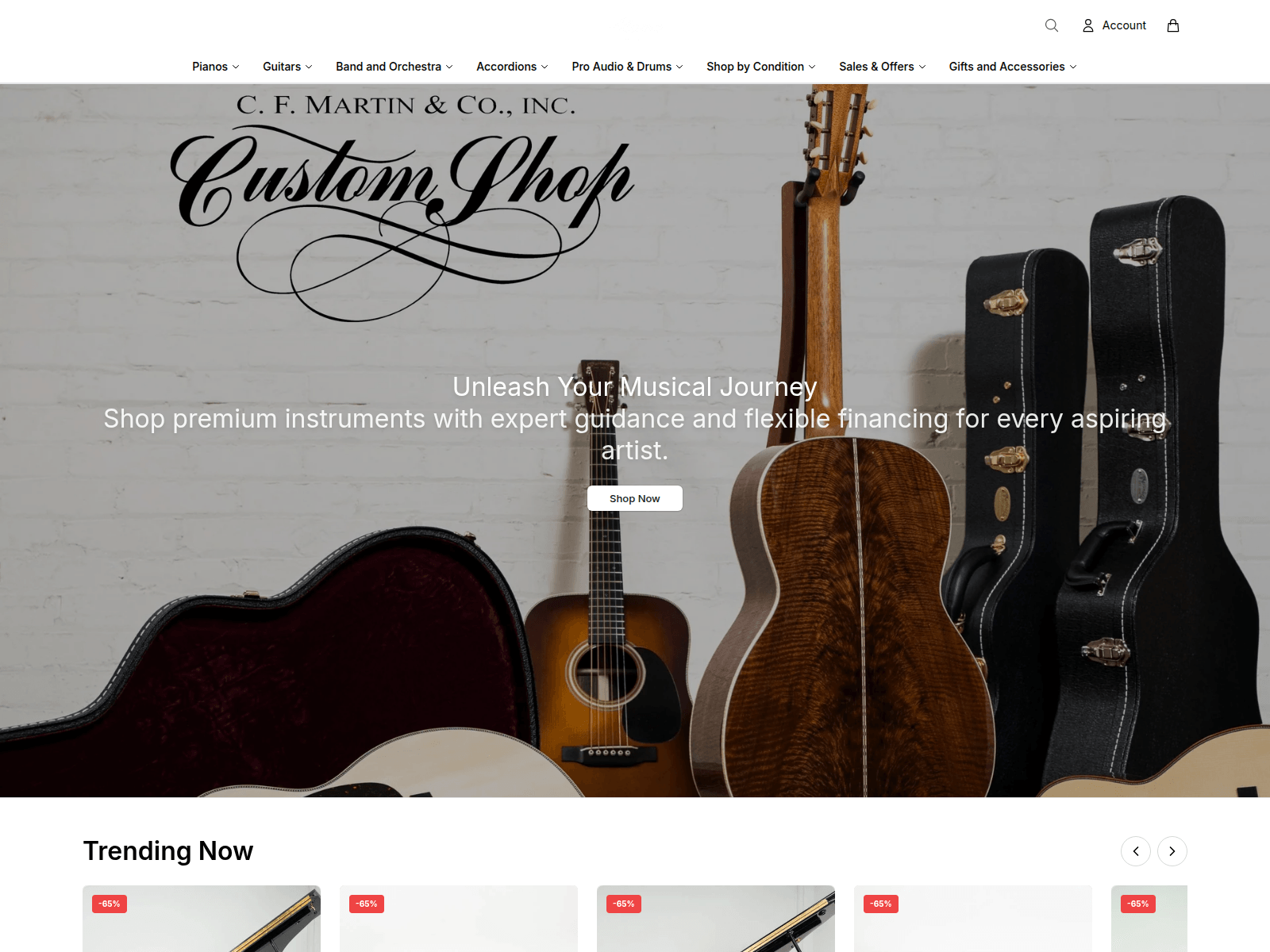 Screenshot of alamomusicpro.shop