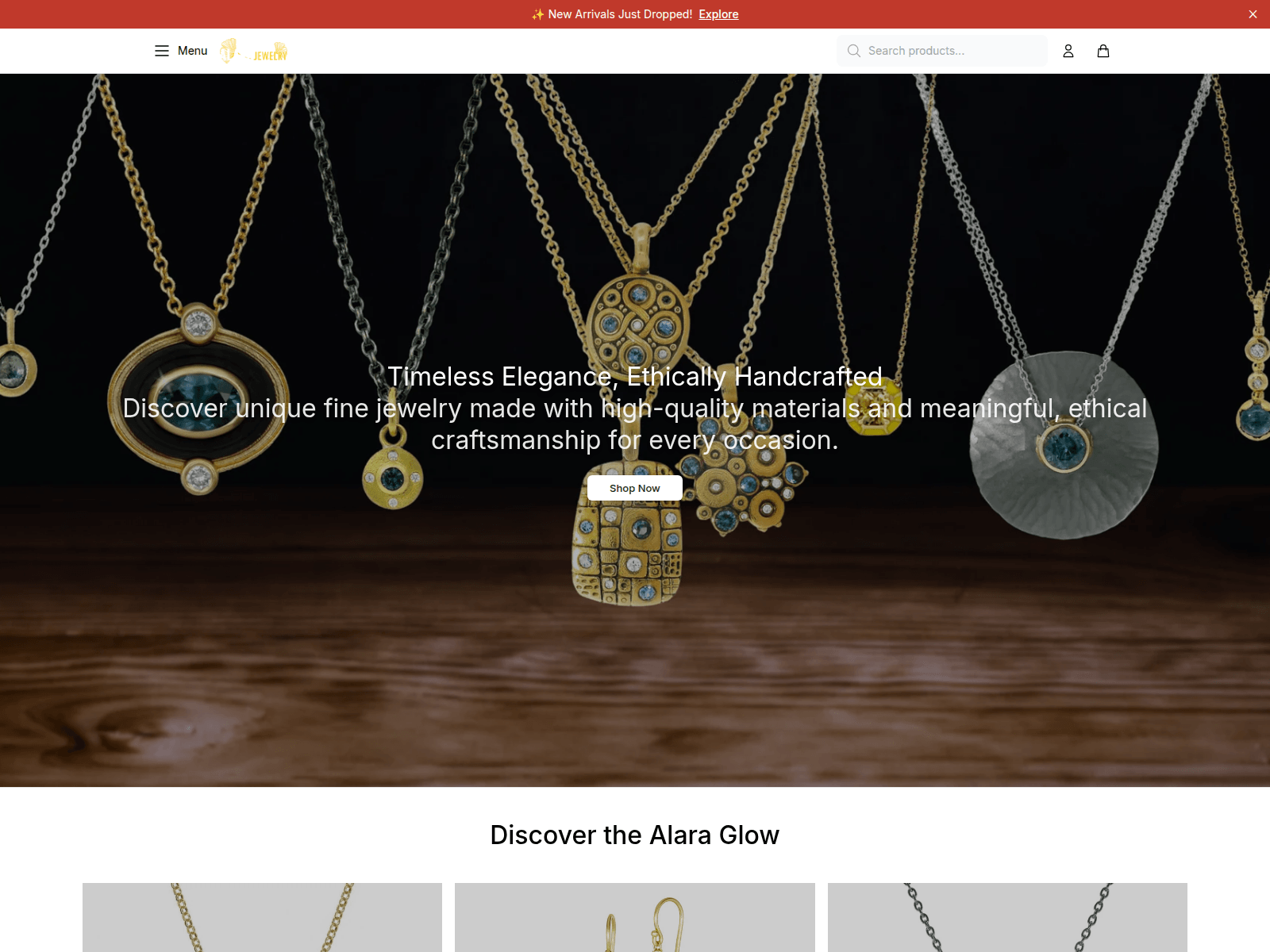 Screenshot of alaraessence.shop