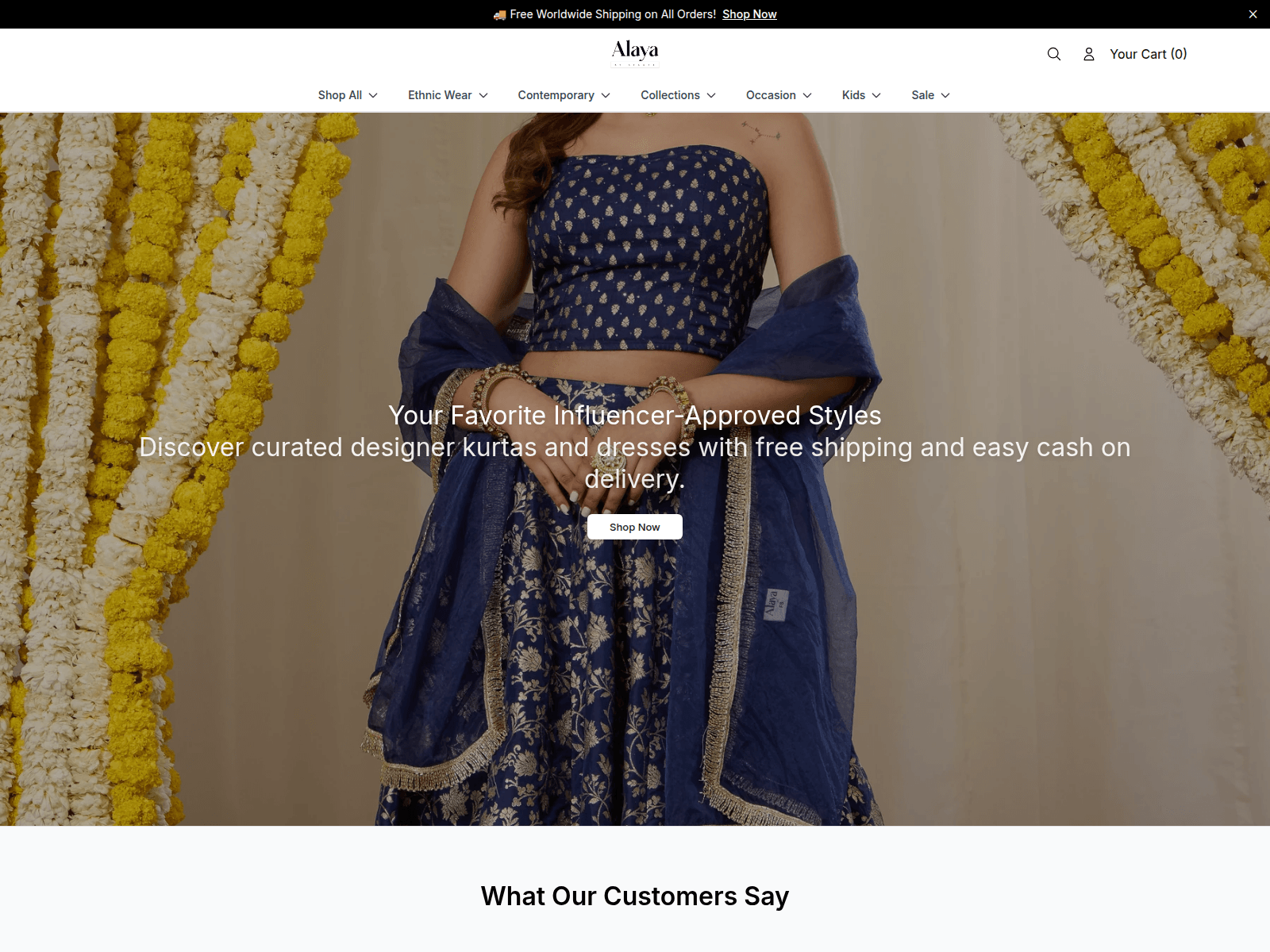 Screenshot of alayabystage3official.shop