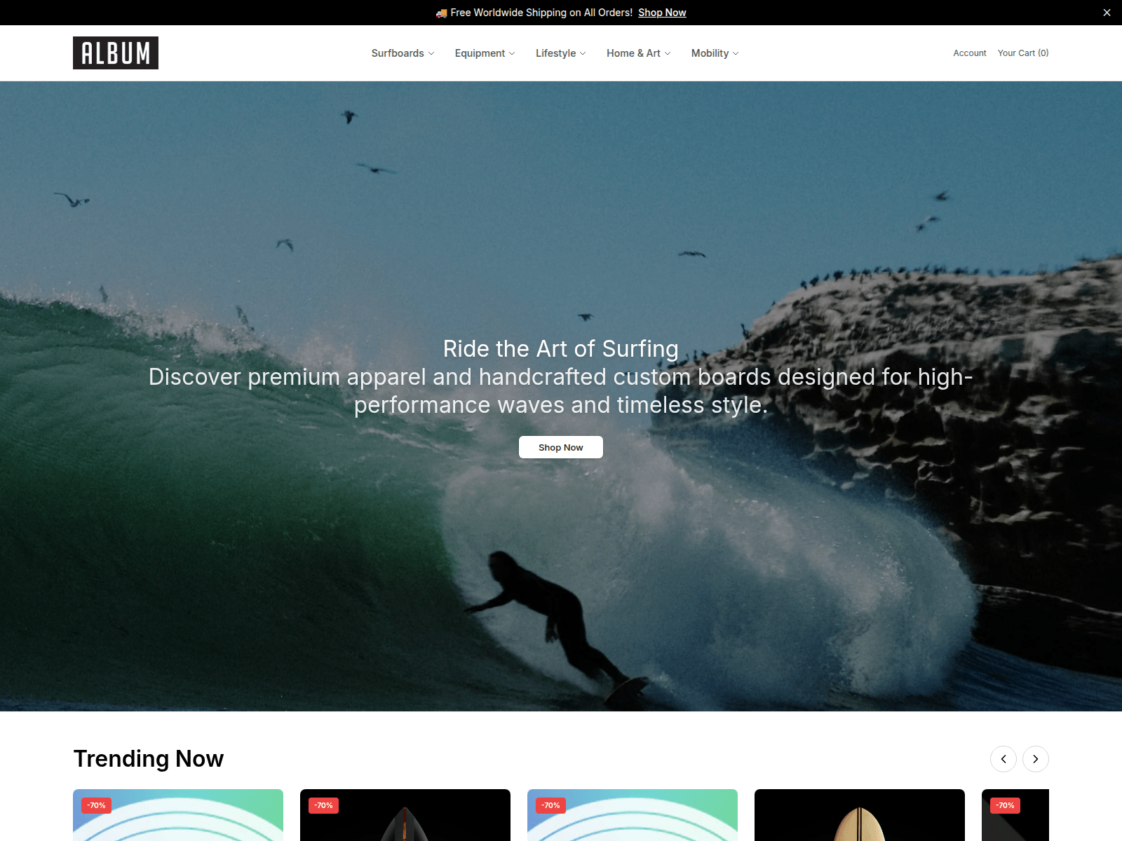 Captura de pantalla de albumsurfplus.shop