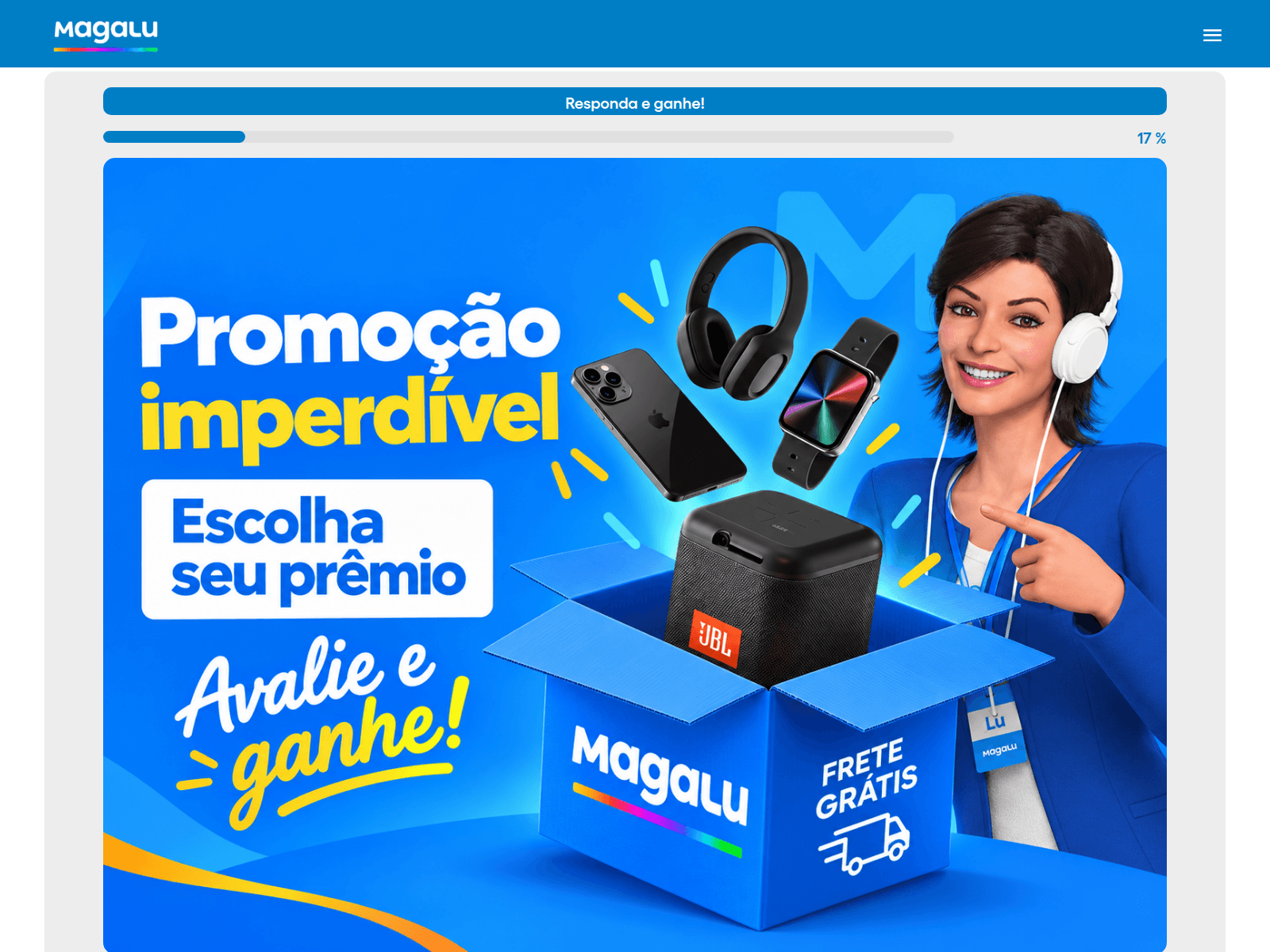 Screenshot of magalu26anos.co