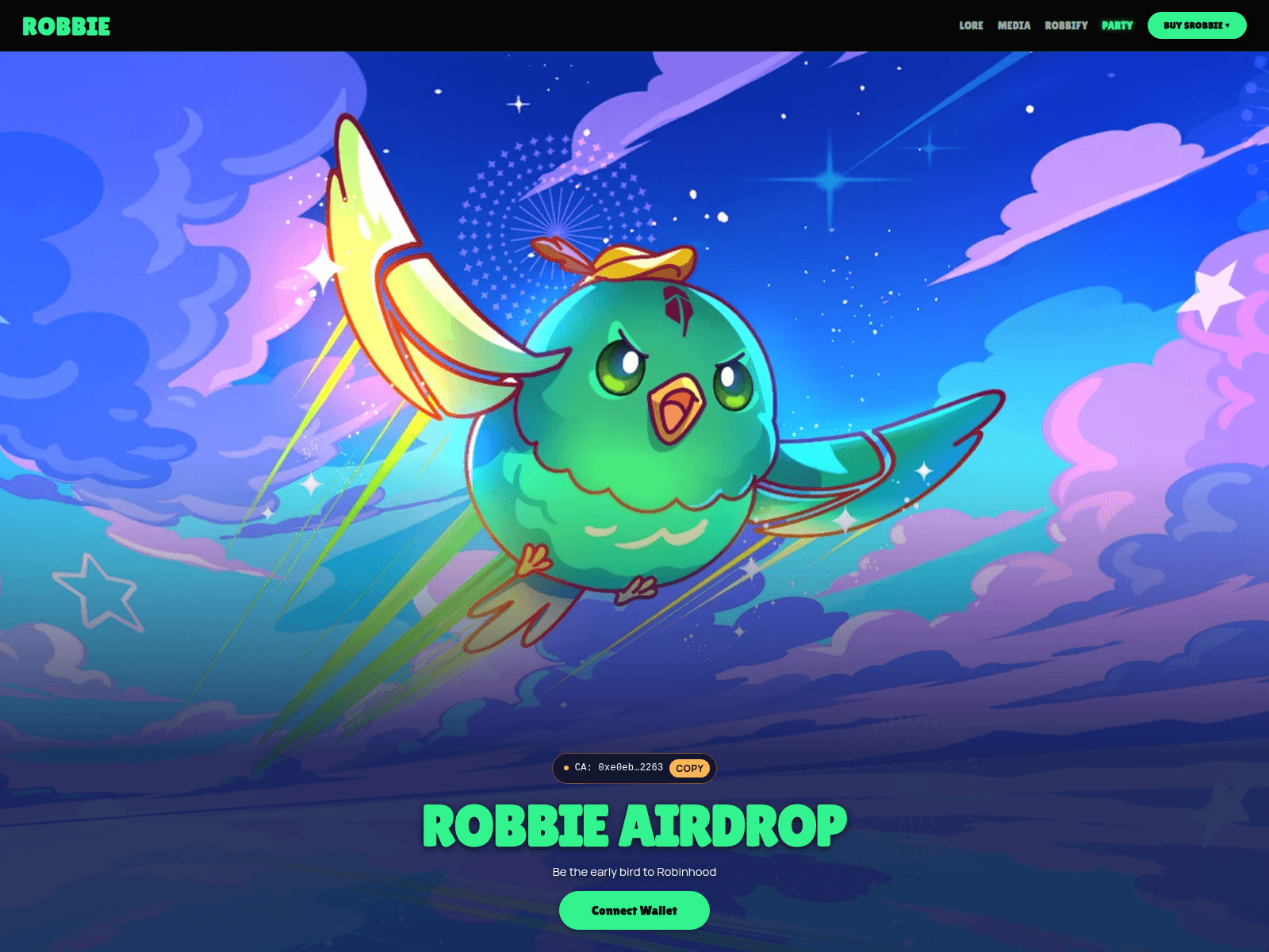 لقطة شاشة لـ claim-robbieonrh.com