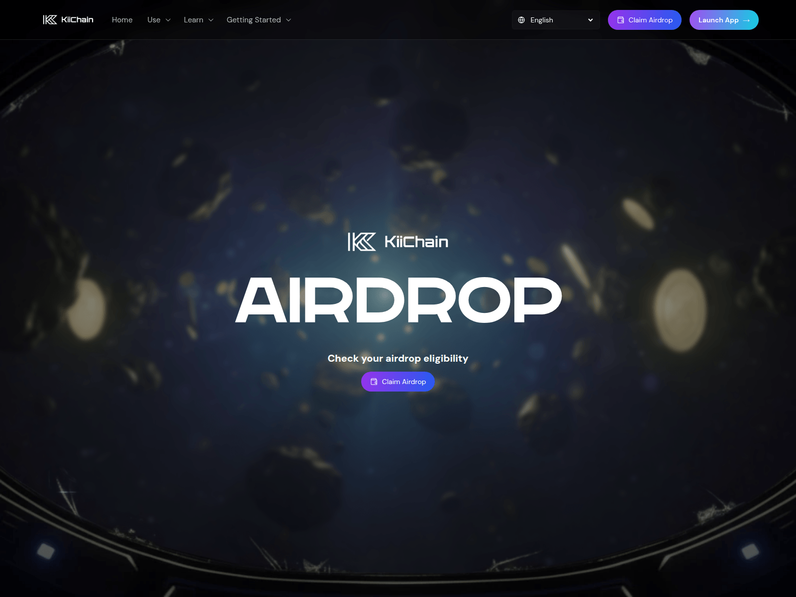 Screenshot of kii-airdrop.com