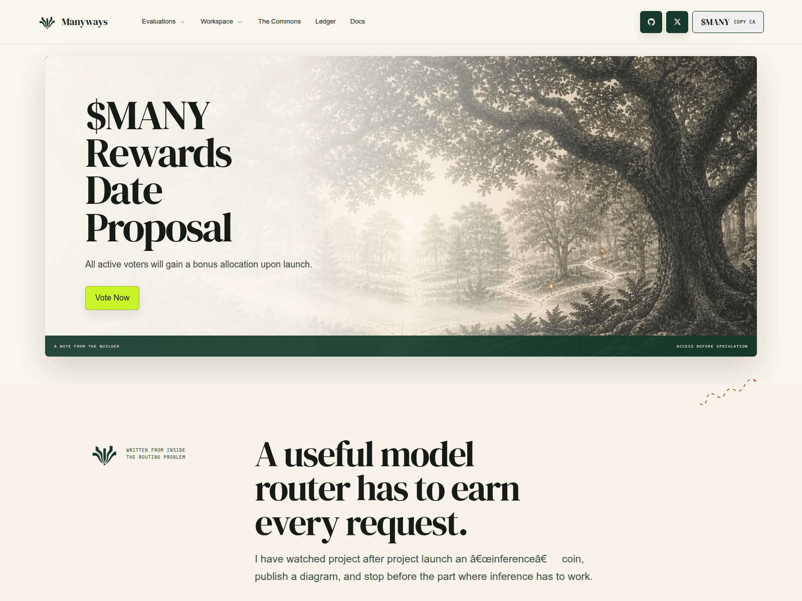 Screenshot of token-manyways.com