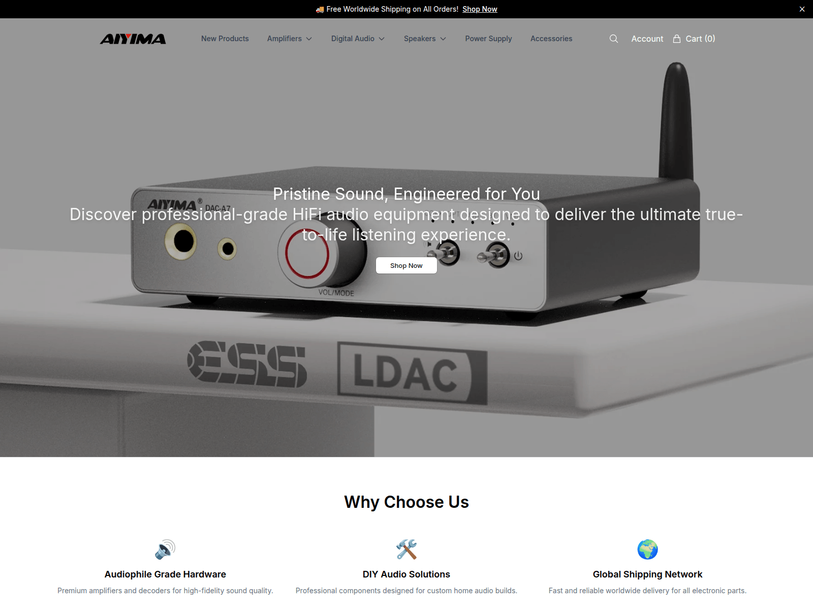 Screenshot of aiyimaonline.shop