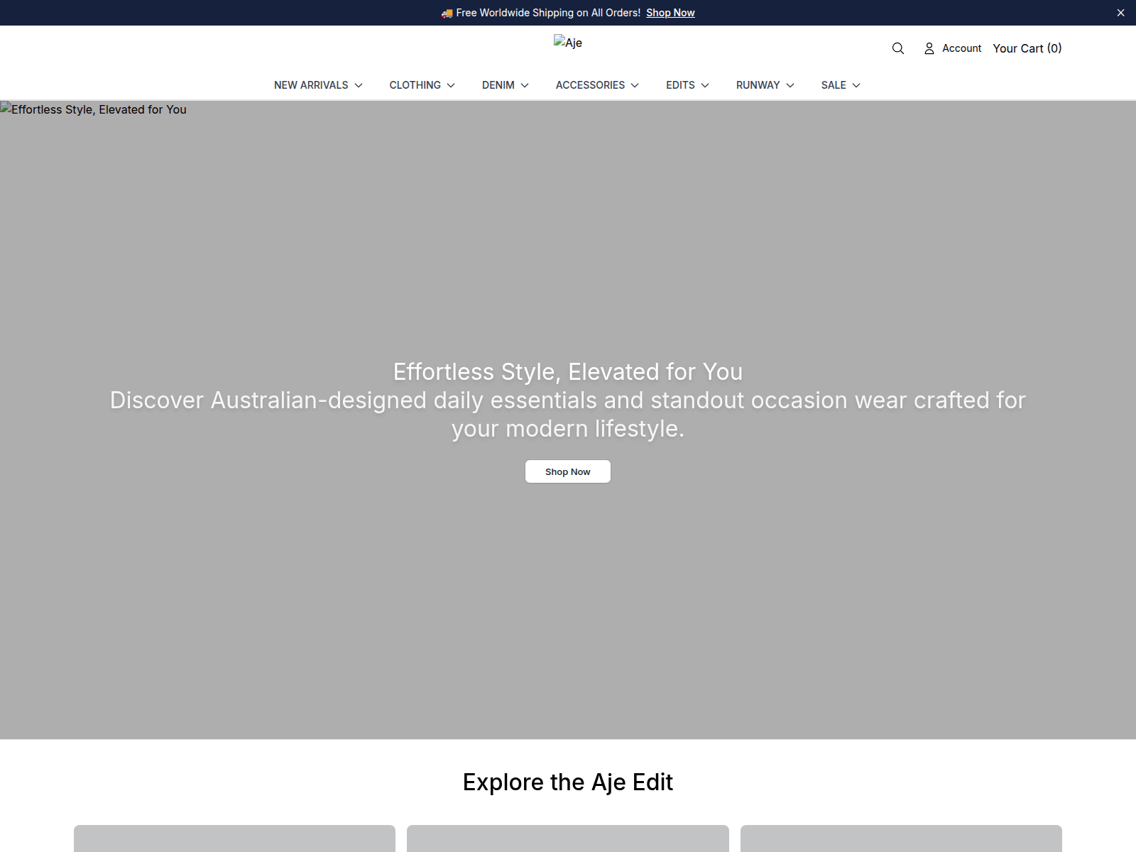 Screenshot of ajetier.shop