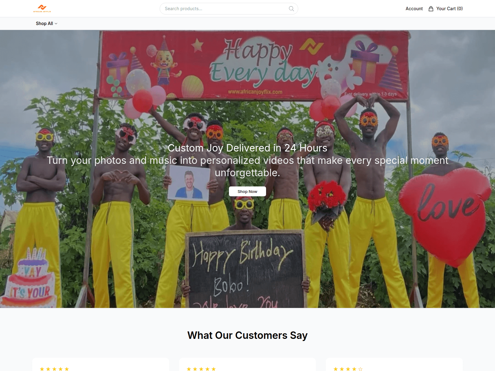 Screenshot of ajfshop.shop